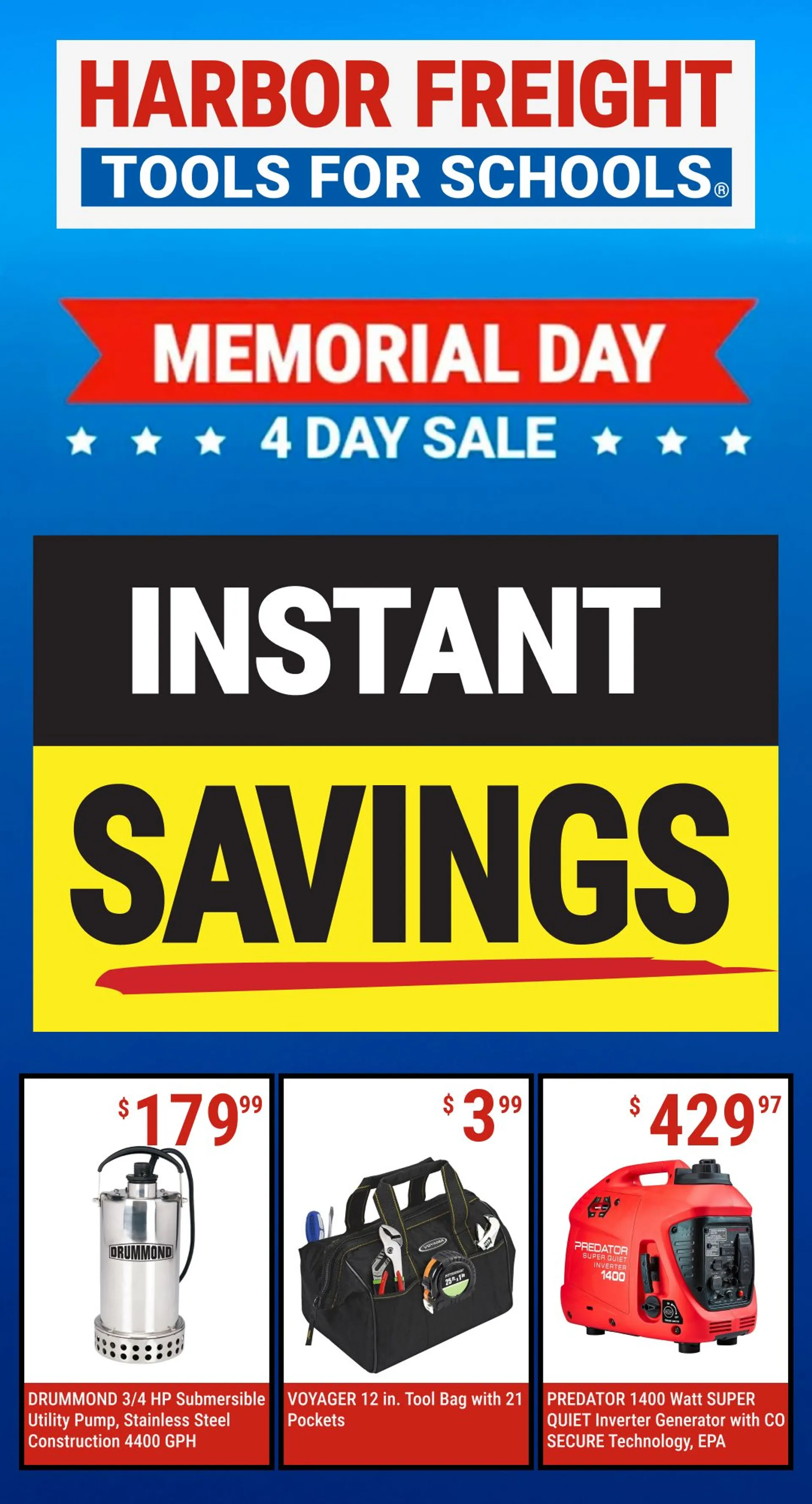 Weekly ad Harbor Freight Weekly Ad from May 21 to June 4 2025 - Page 