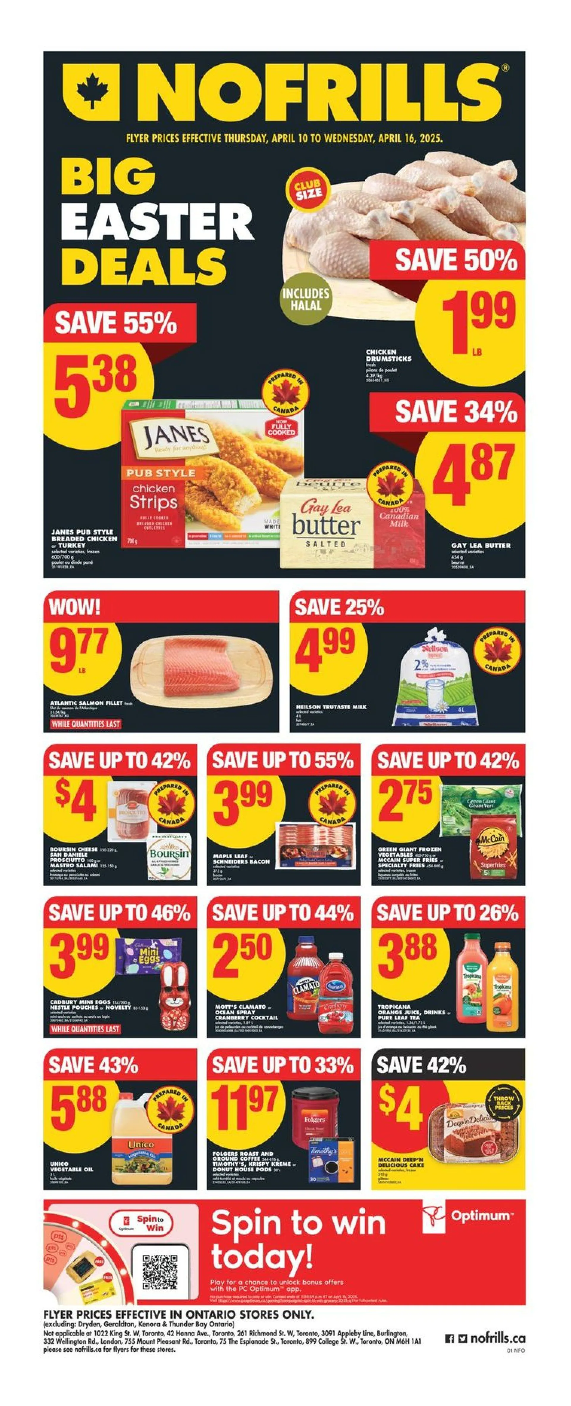 No Frills Sales from April 10 to April 16 2025 - flyer page 