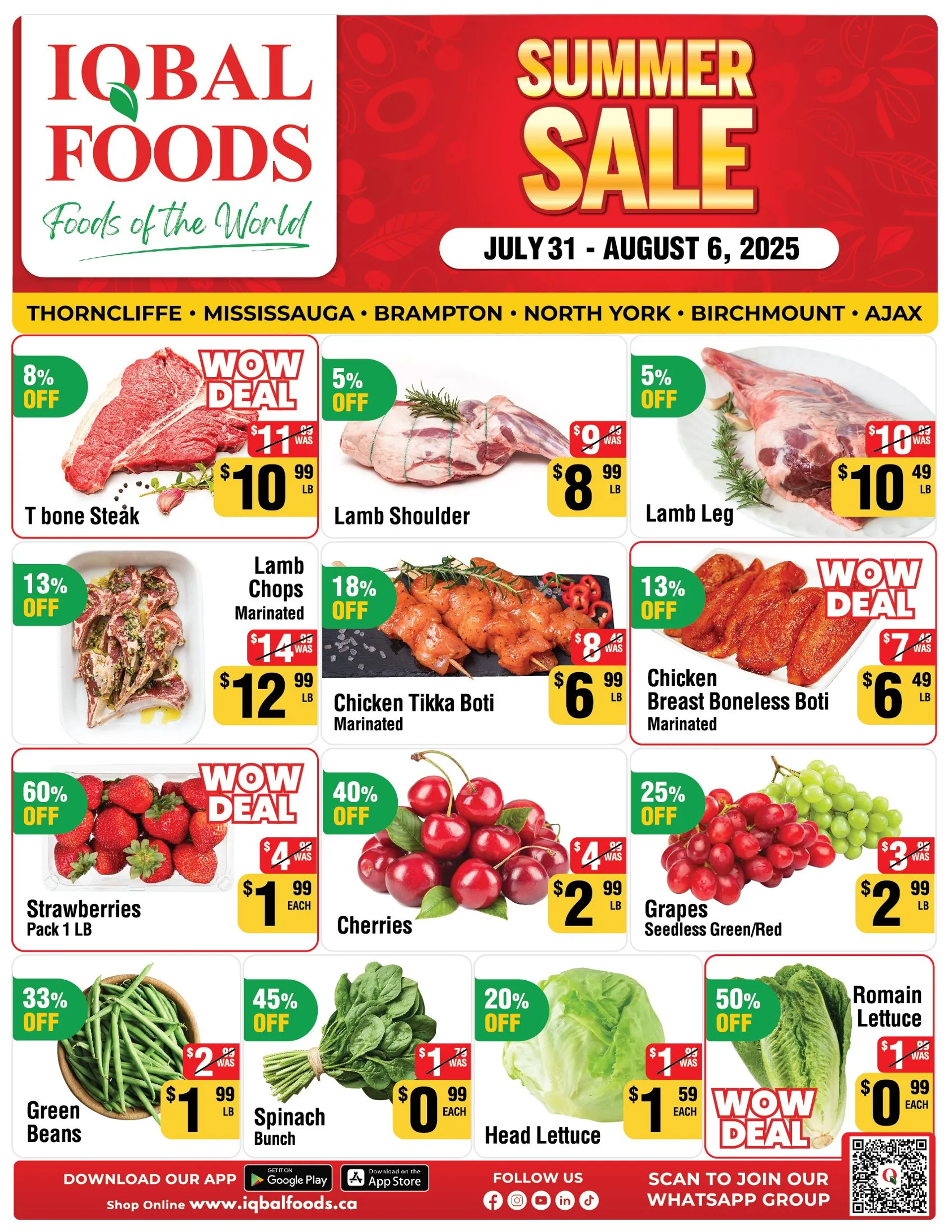 Iqbal Foods flyers from July 31 to August 6 2025 - flyer page 1