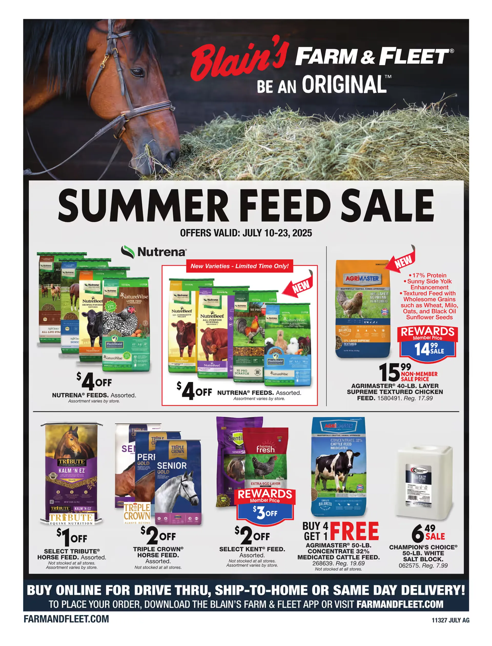 Weekly ad Blain's Farm & Fleet weekly ads  from July 10 to July 23 2025 - Page 1