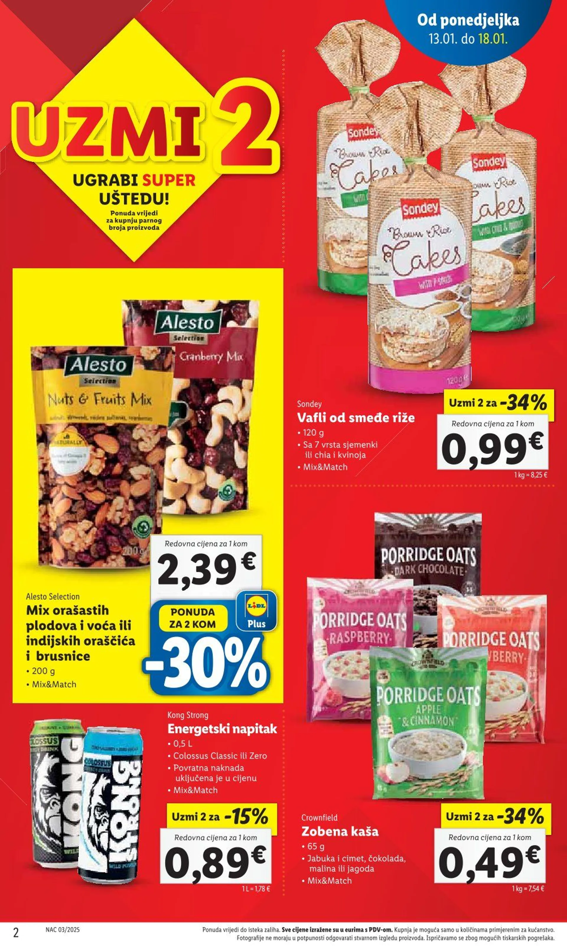 Katalog Lidl Posebna  od 13. siječnja do 18. siječnja 2025. - Pregled Stranica 2