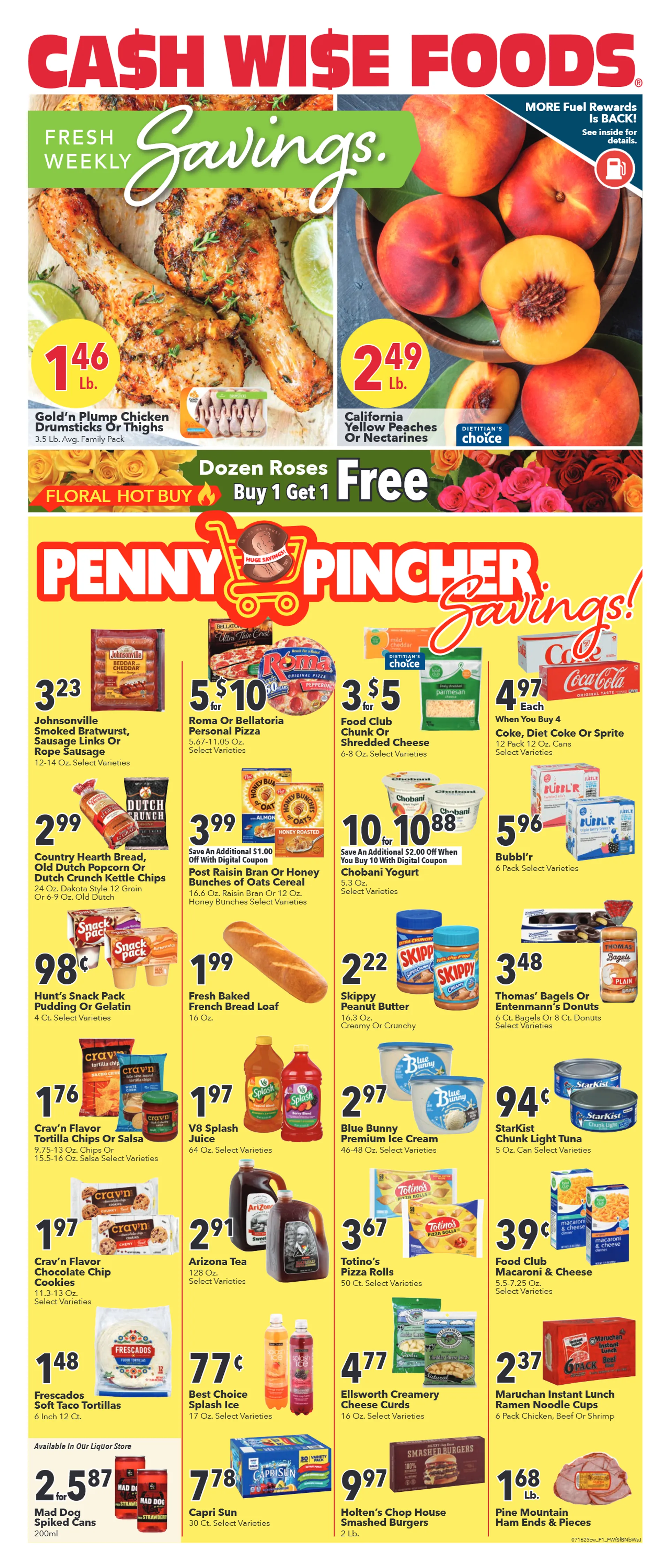 Weekly ad Cash Wise Sales from July 16 to July 22 2025 - Page 1