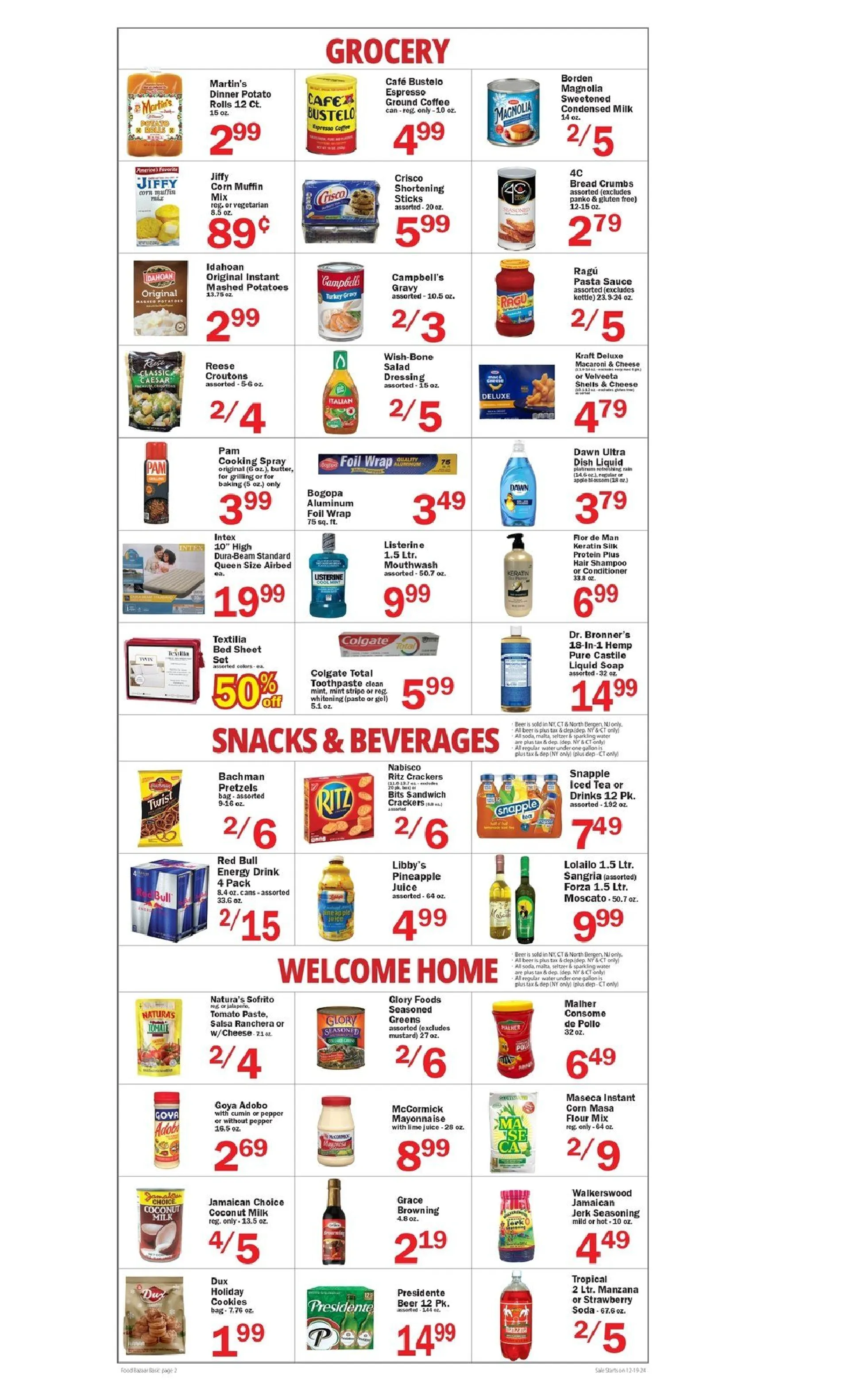 Weekly ad Food Bazaar Deals from December 19 to December 25 2024 - Page 2