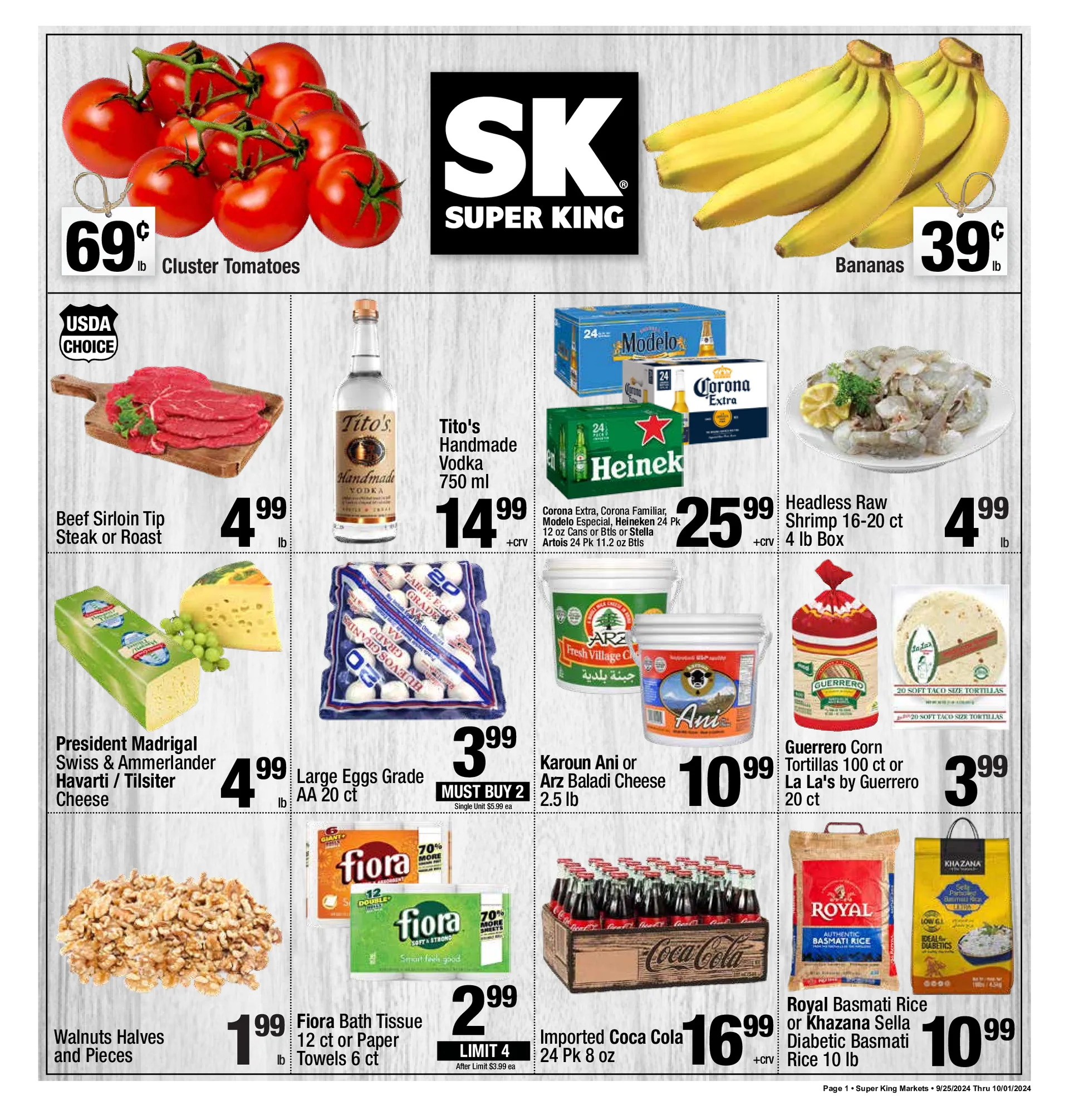 Weekly ad Super King Markets sales from September 25 to October 1 2024 - Page 