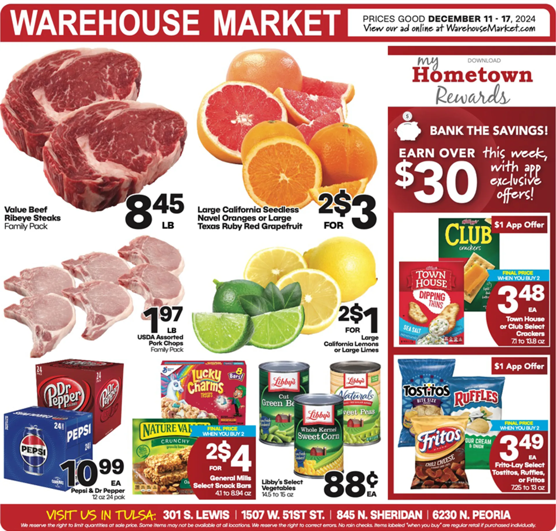 Weekly ad Warehouse Market Deals from December 11 to December 17 2024 - Page 