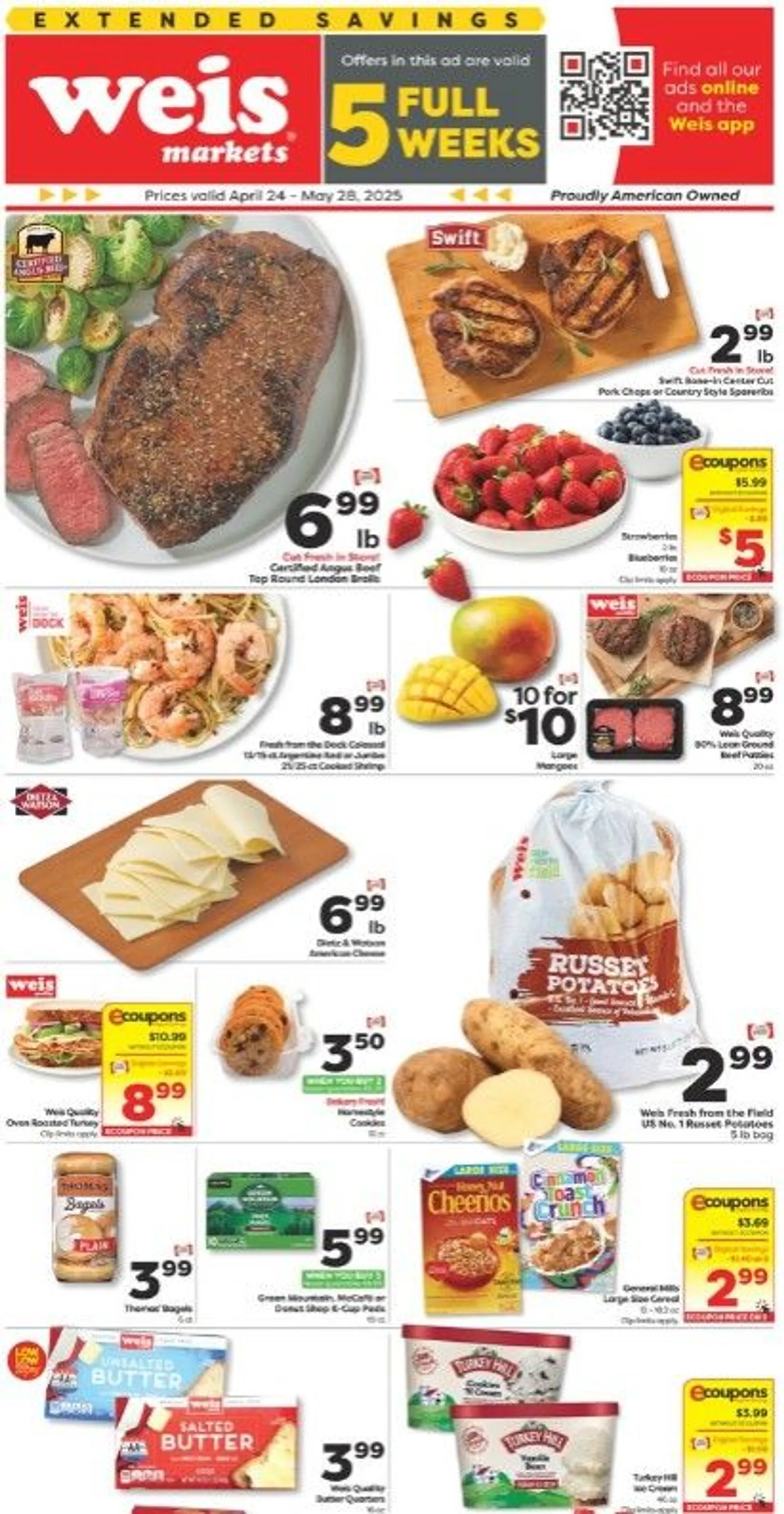Weekly ad Weis Sales from April 24 to April 28 2025 - Page 