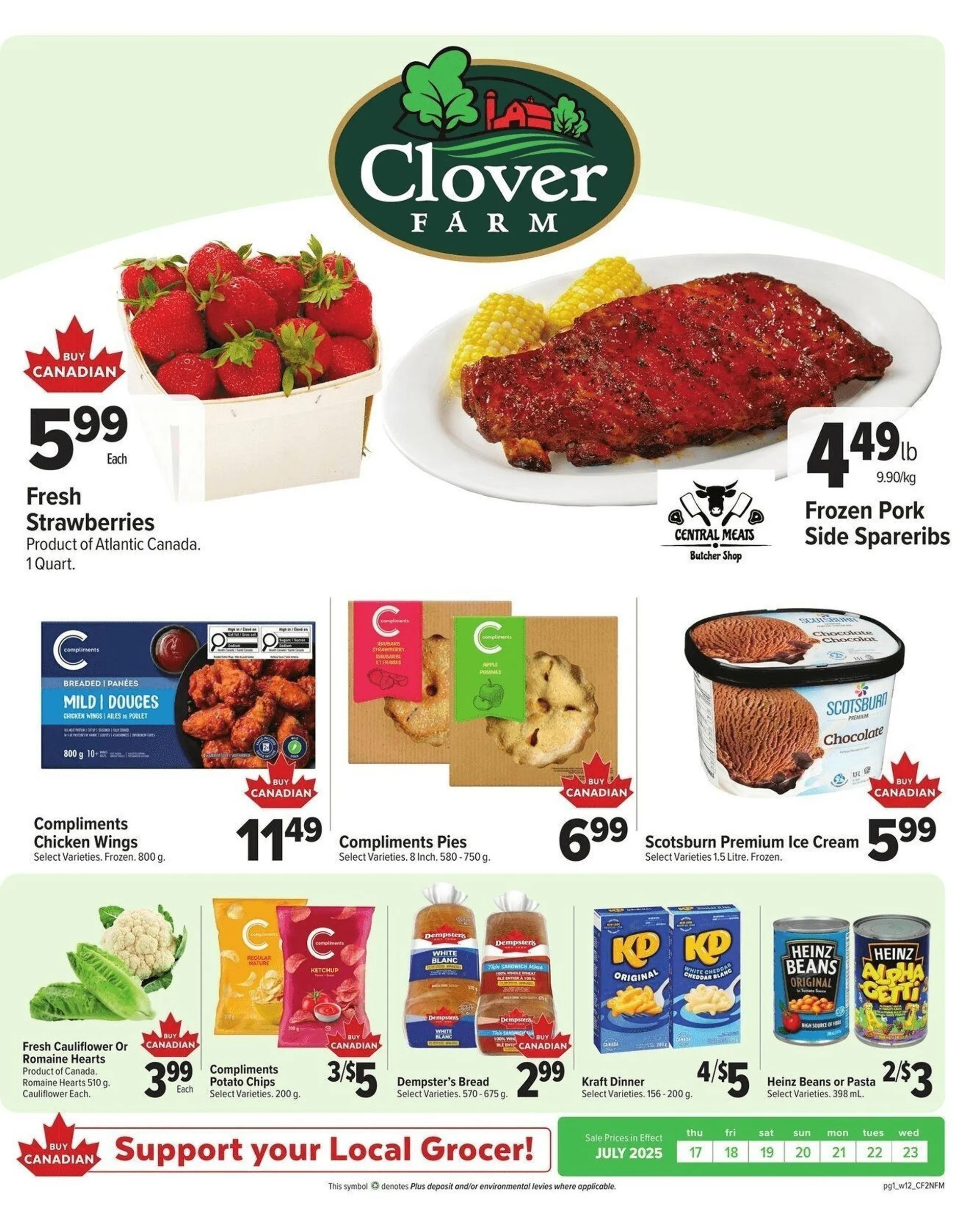 Clover Farm flyers from July 17 to July 23 2025 - flyer page 