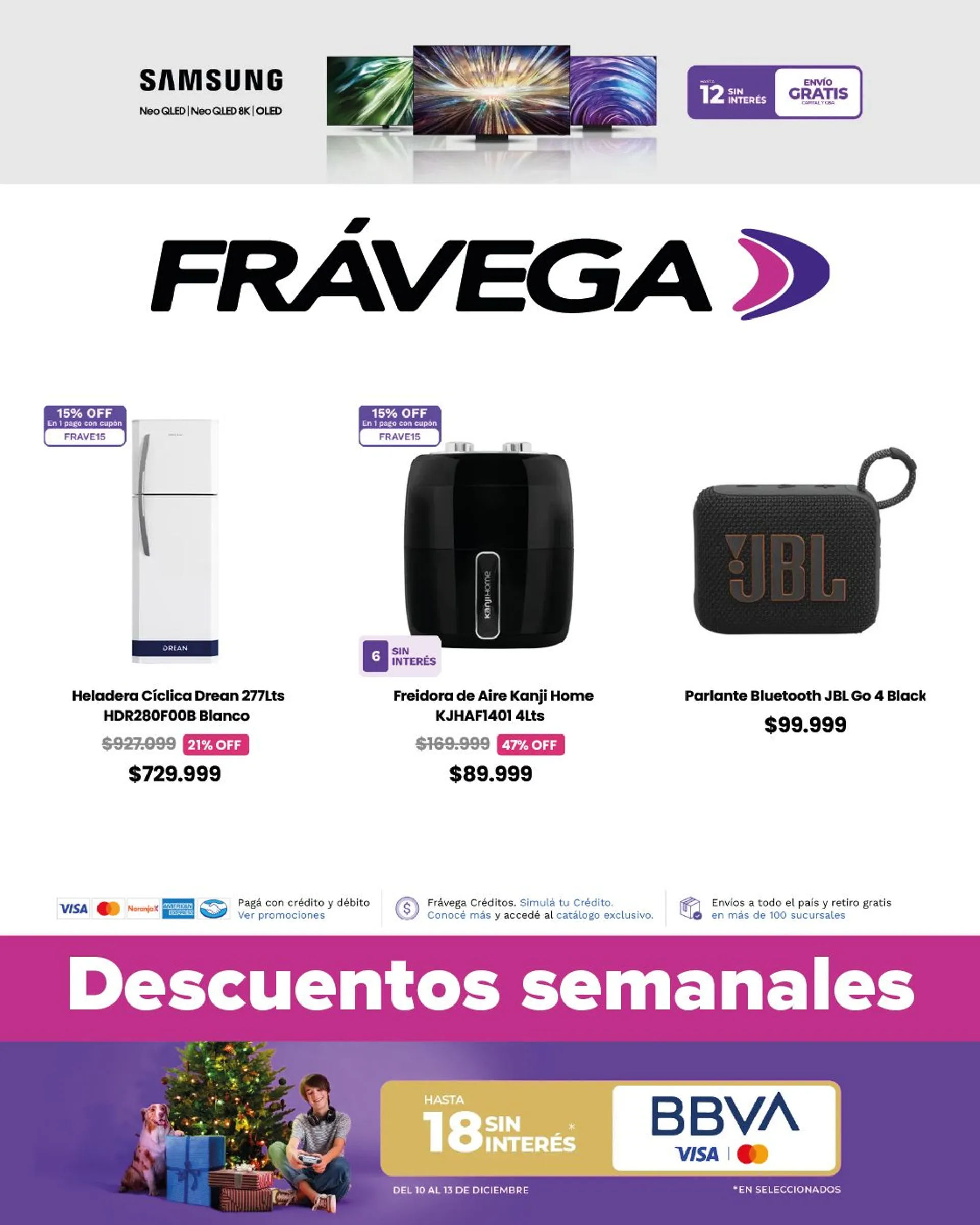 Ofertas de Fravega Ofertas semanales 11 de diciembre al 13 de diciembre 2024 - Página  del catálogo