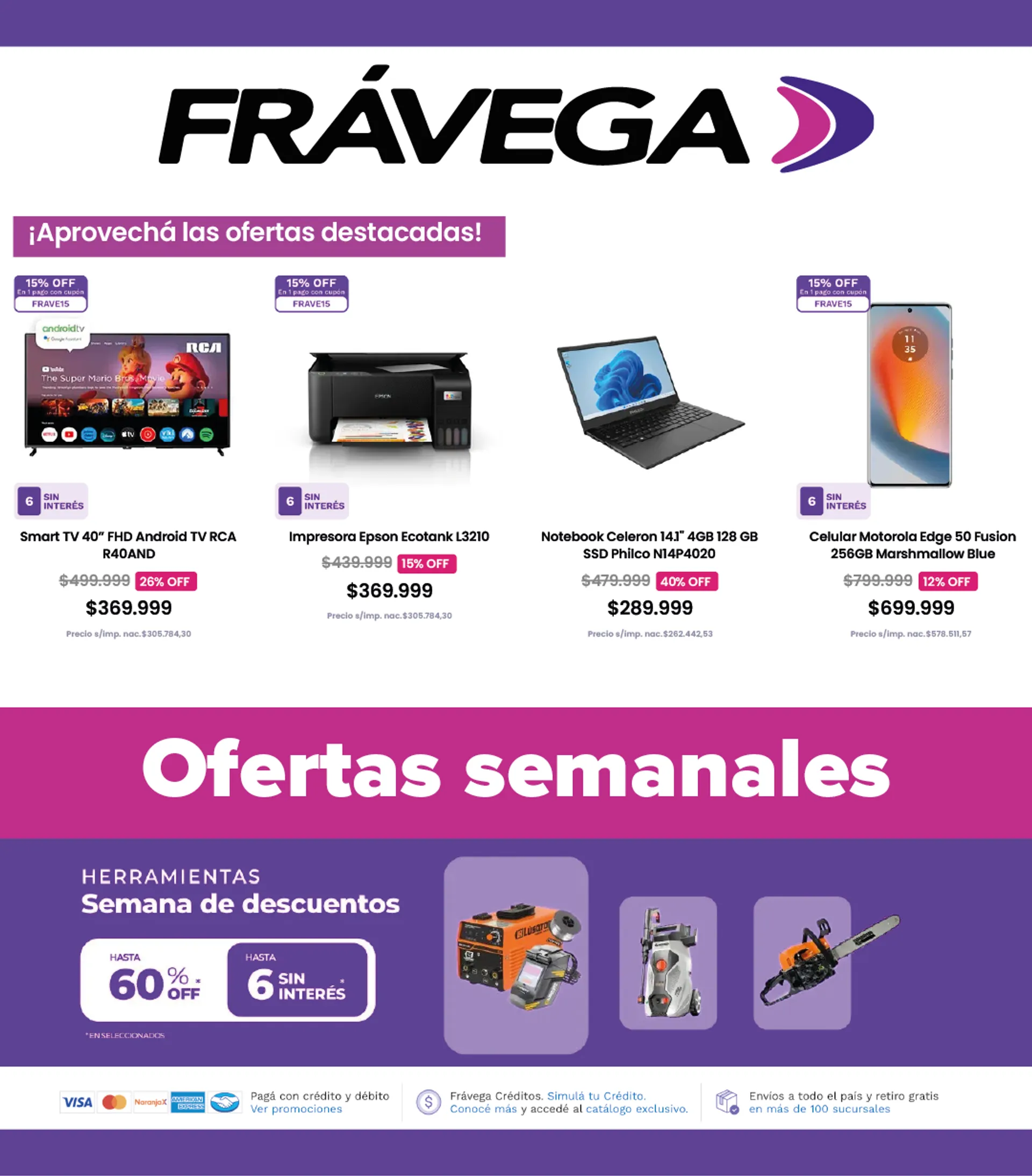 Ofertas de Frávega Ofertas semanales 17 de abril al 1 de mayo 2025 - Página  del catálogo
