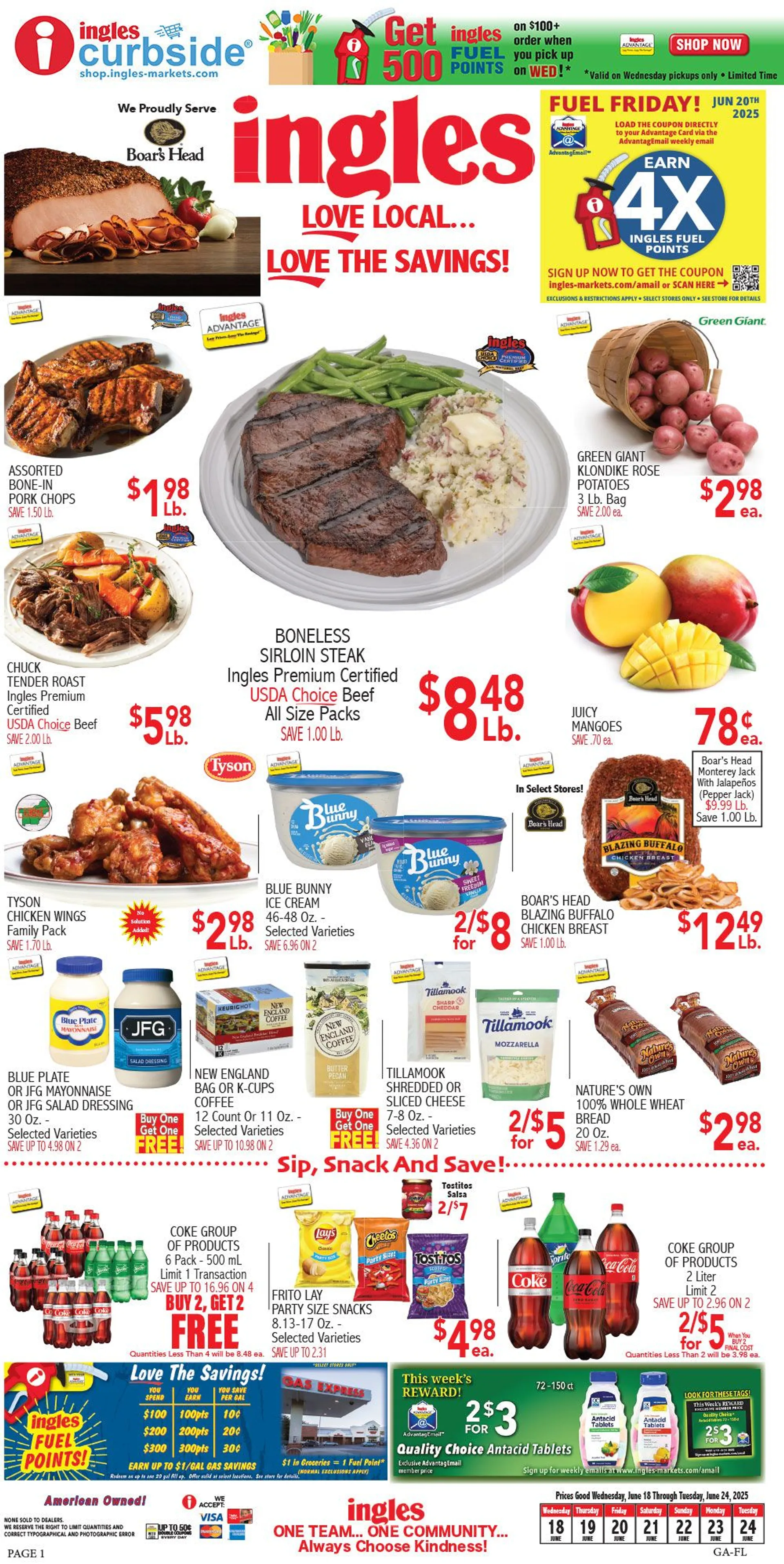 Weekly ad Ingles weekly ads from June 18 to June 24 2025 - Page 1