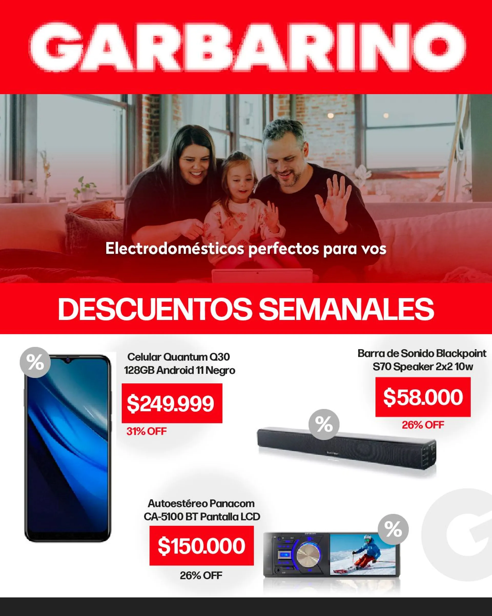 Ofertas de Garbarino Descuentos semanales 6 de mayo al 20 de mayo 2025 - Página 1 del catálogo