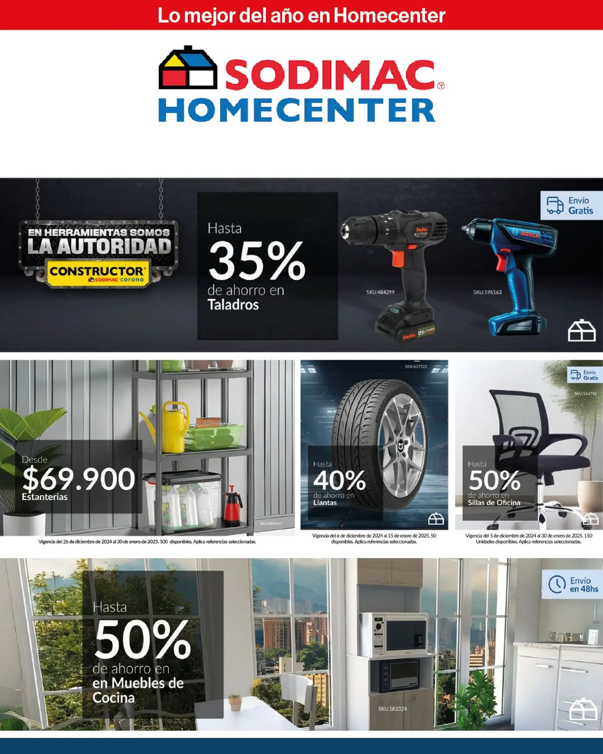 Catalogo de Homecenter Ofertas semanales 16 de enero al 30 de enero 2025 - Pag 