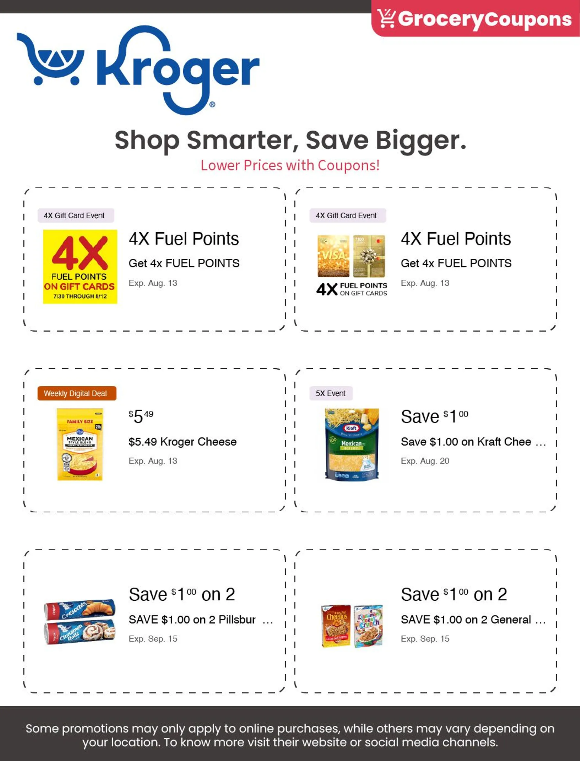 Weekly ad Kroger coupons from August 8 to August 31 2025 - Page 1