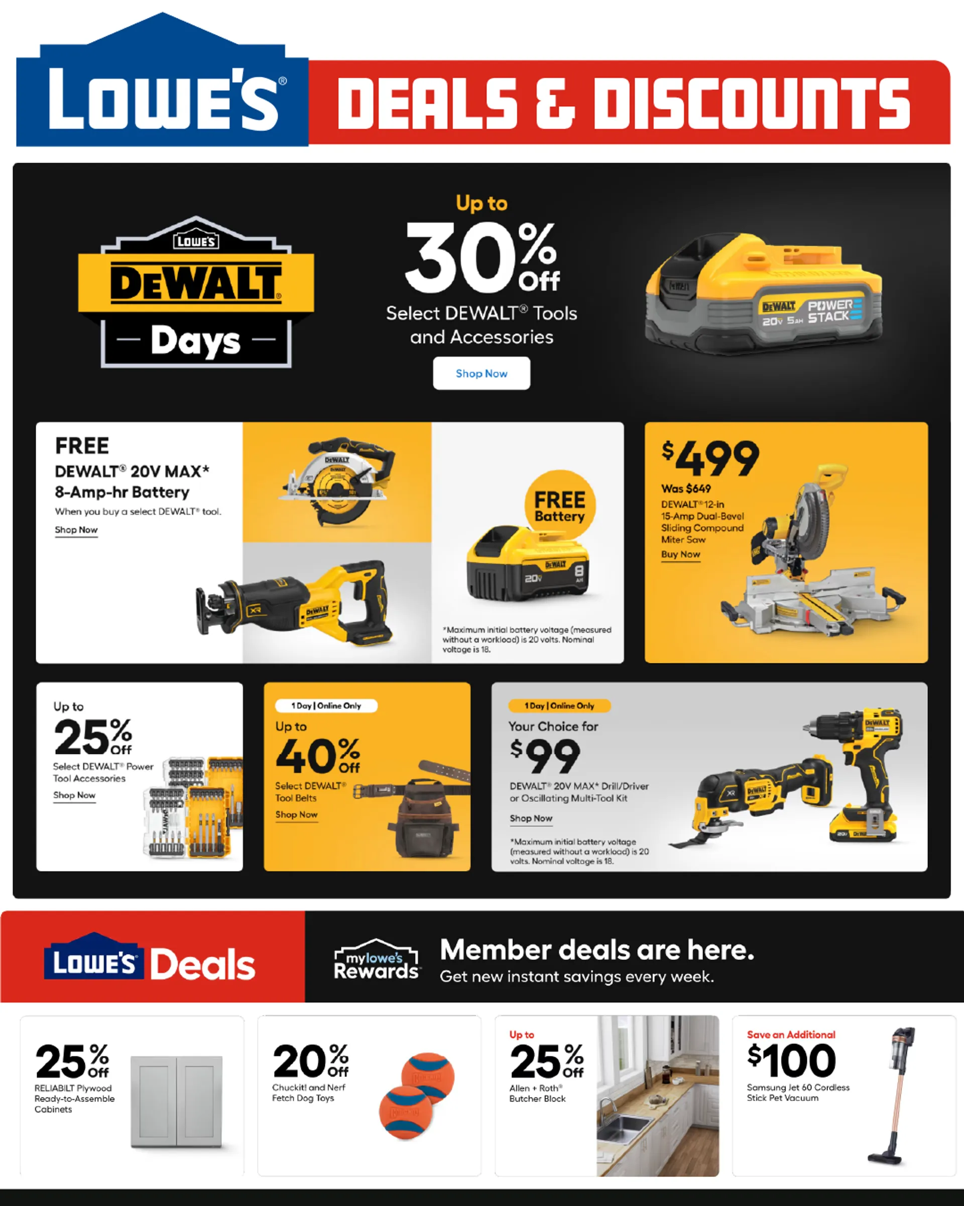 Weekly ad Lowe's Weekly Ad! from March 6 to March 27 2025 - Page 