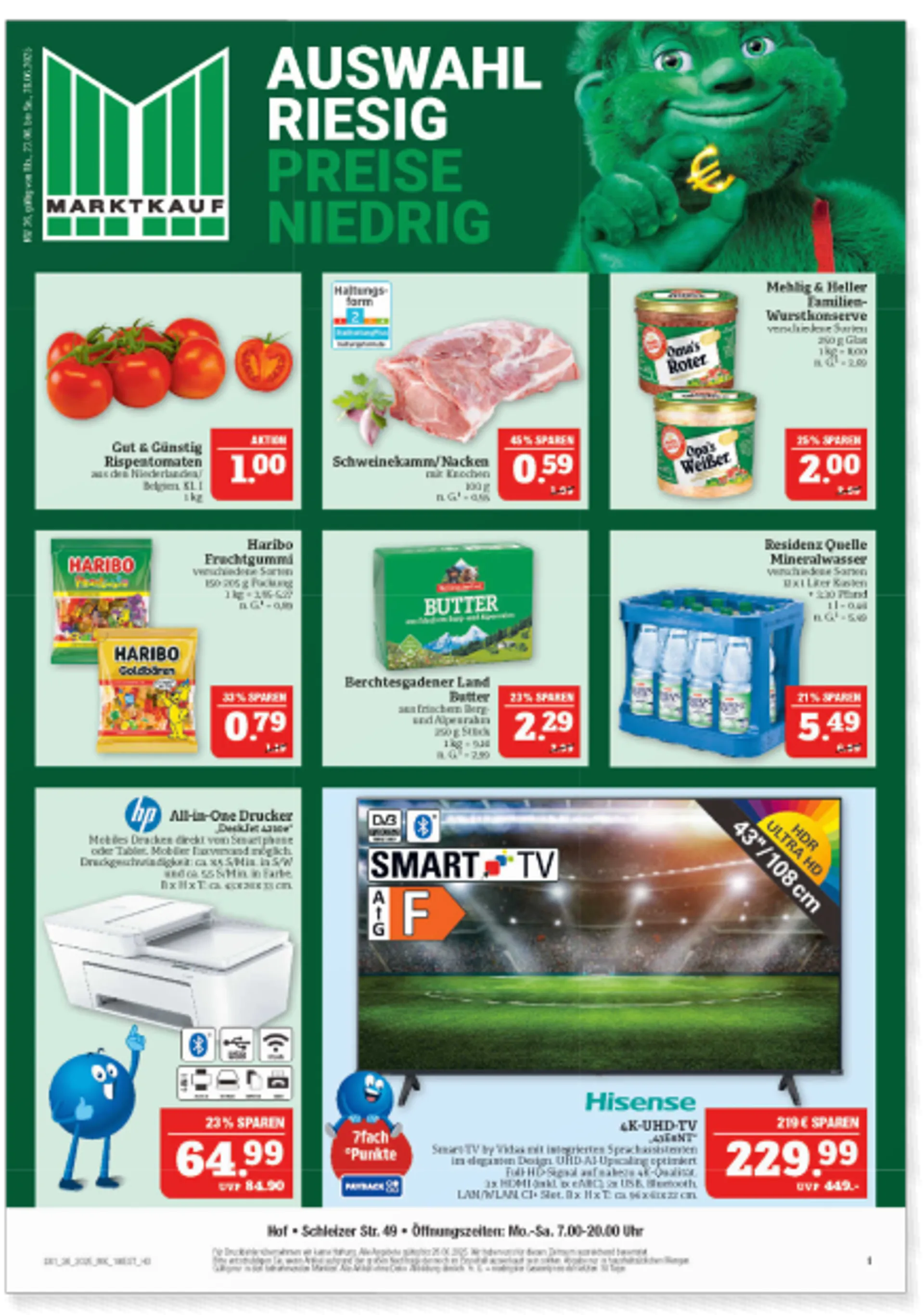 Aktueller Prospekt von MARKTKAUF von 22. Juni bis 28. Juni 2025 - Prospekt seite 1