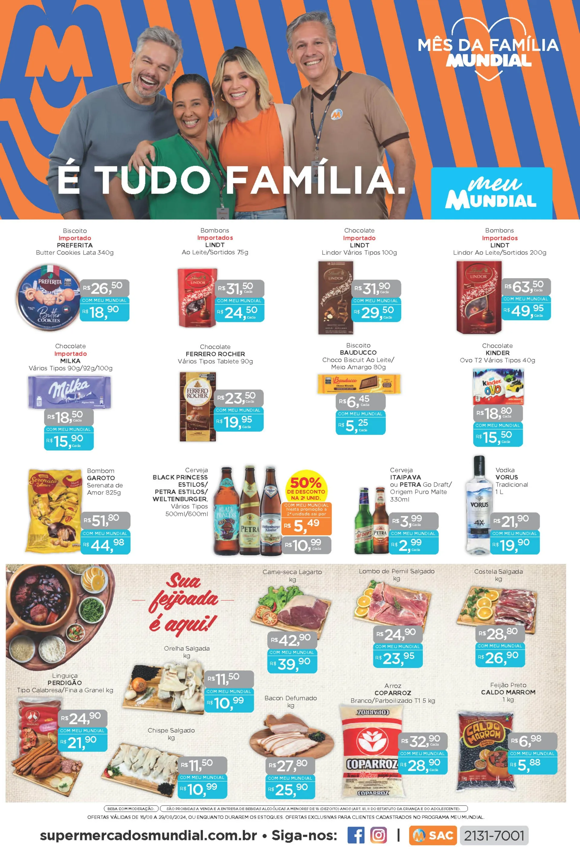 Encarte de Ofertas Supermercados Mundial 16 de agosto até 29 de agosto 2024 - Pagina 