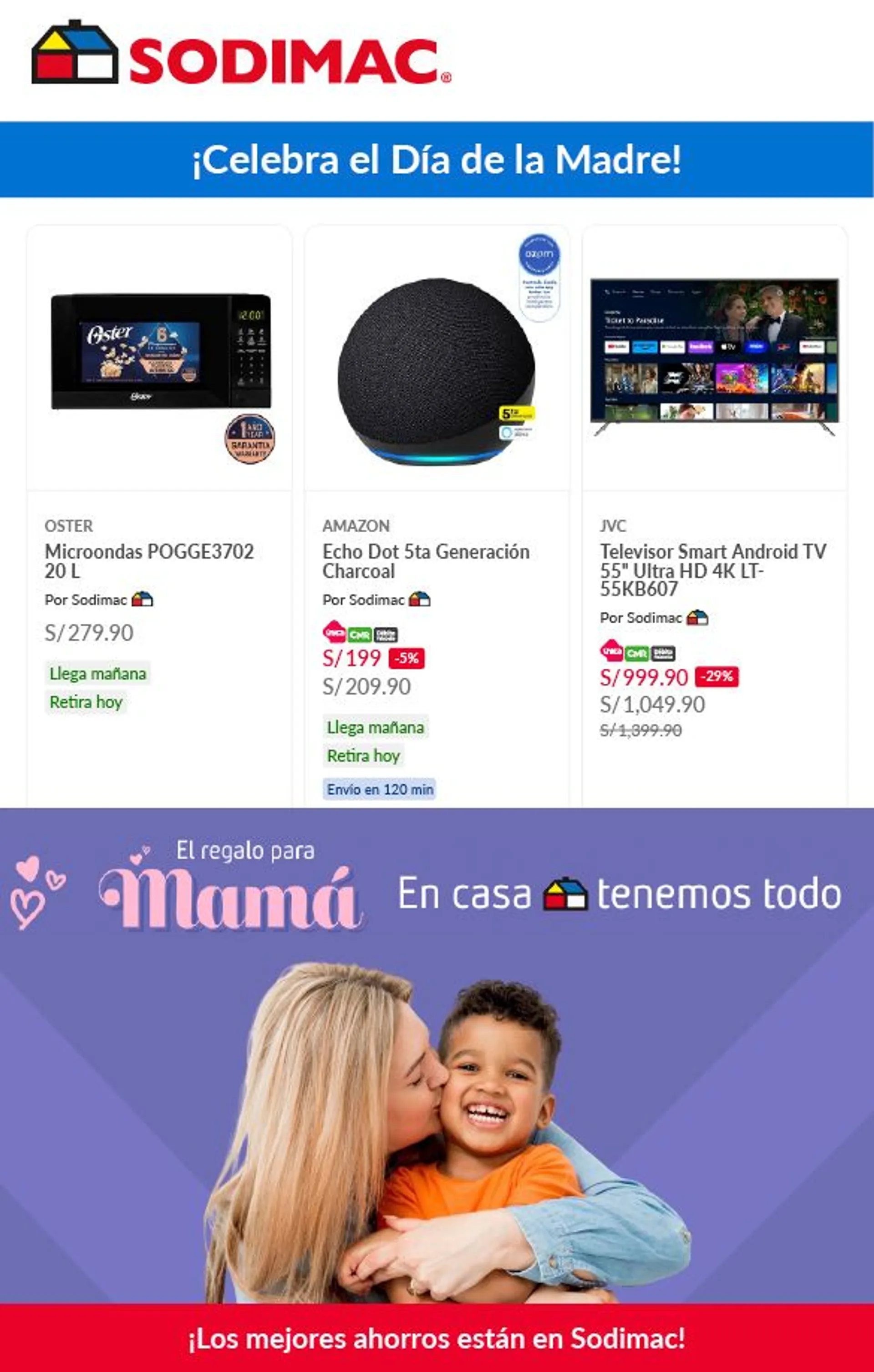 Catalogo de Sodimac Día de la Madre 30 de abril al 14 de mayo 2025 - Pag 1