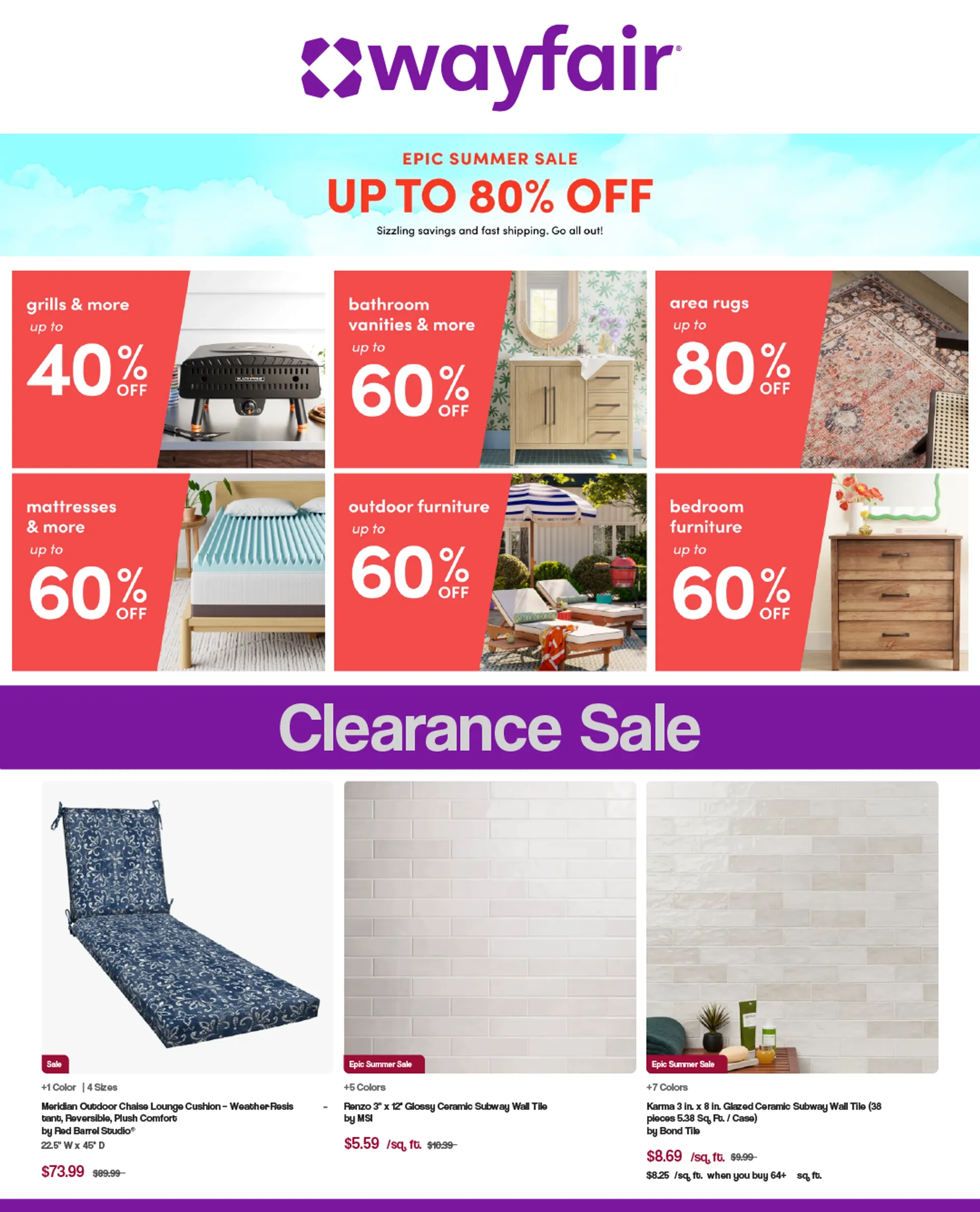 Weekly ad Wayfair Big Discounts from June 13 to June 27 2025 - Page 1
