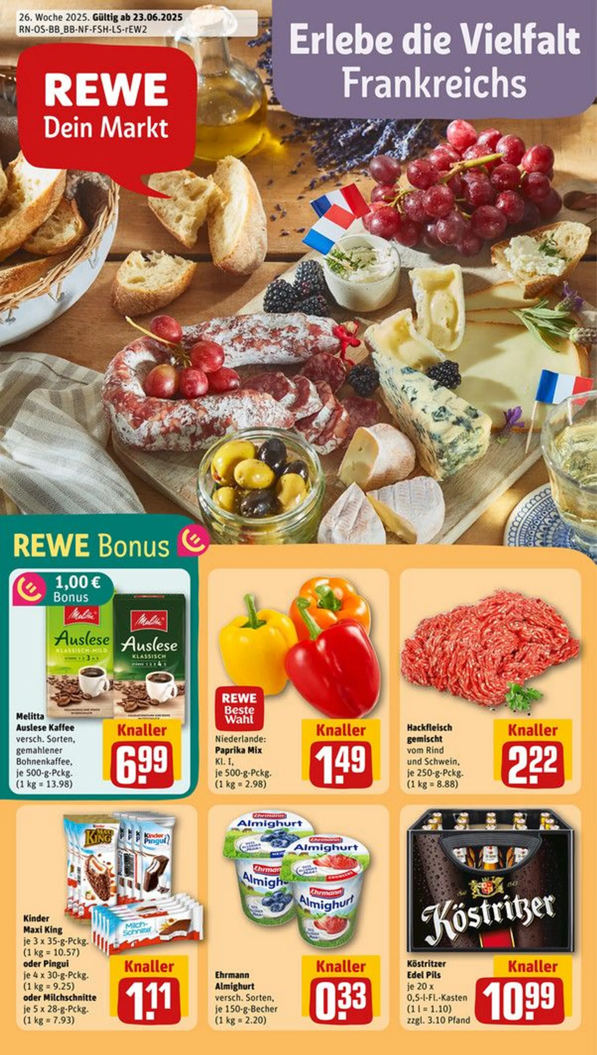 REWE Prospekt von 22. Juni bis 29. Juni 2025 - Prospekt seite 