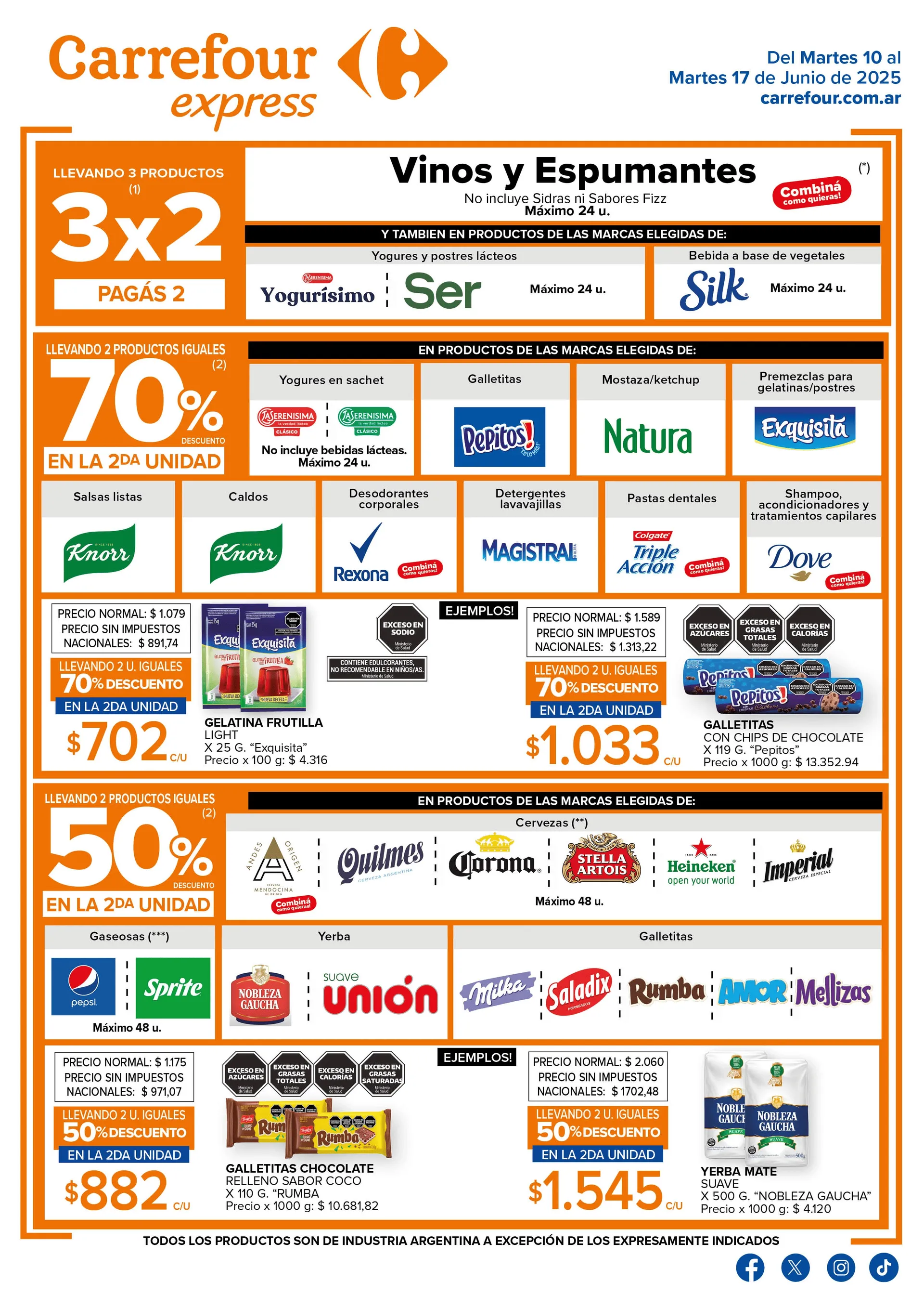 Ofertas de Ofertas Carrefour Express 10 de junio al 17 de junio 2025 - Página 1 del catálogo