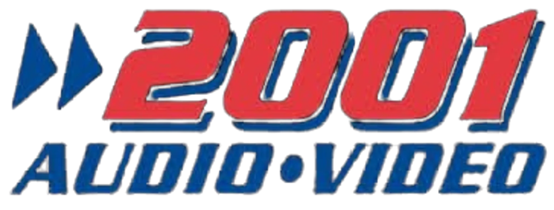 2001 AUDIO VIDEO logo of current flyer