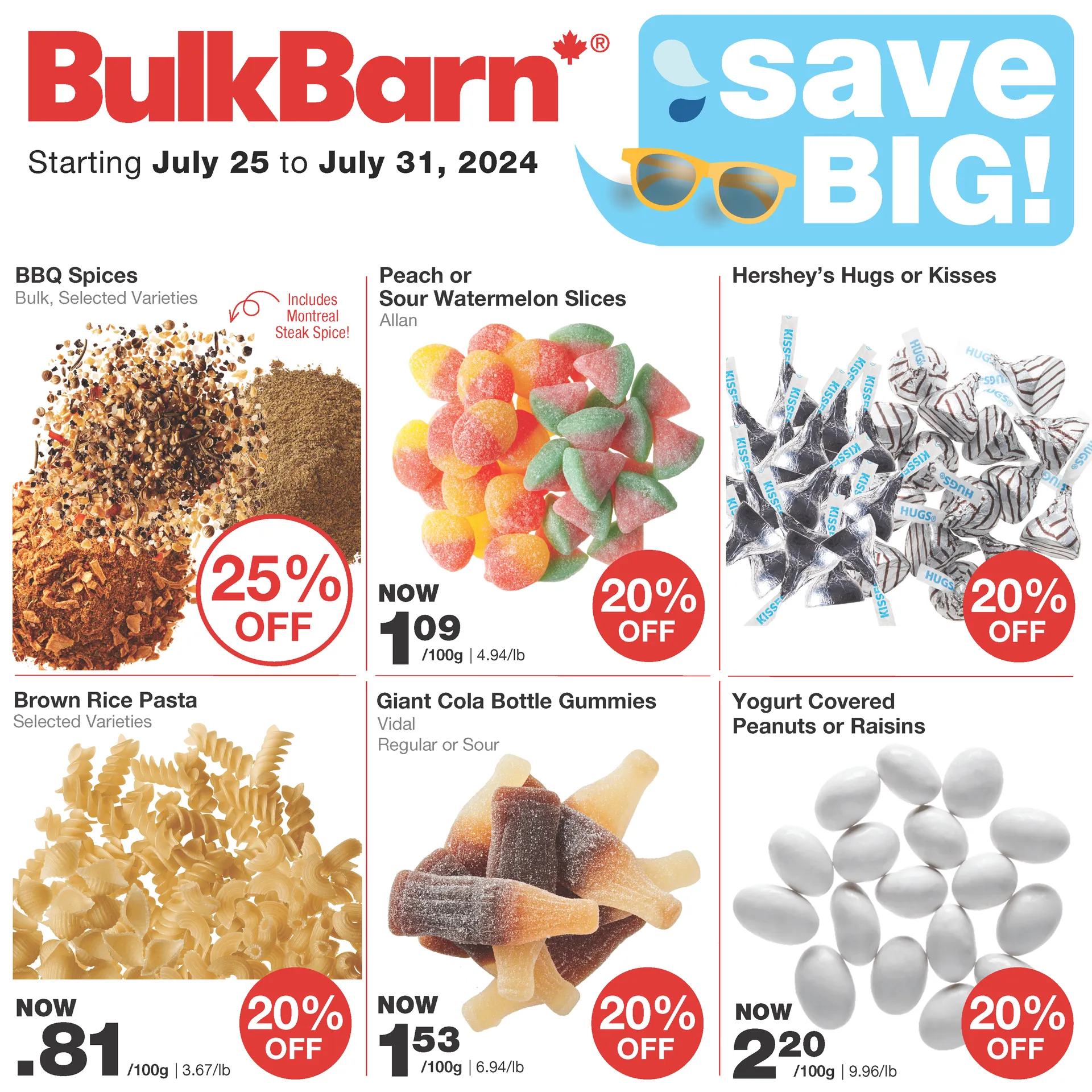 BULK BARN WEEKLY FLYER from July 25 to July 31 2024 - flyer page 1