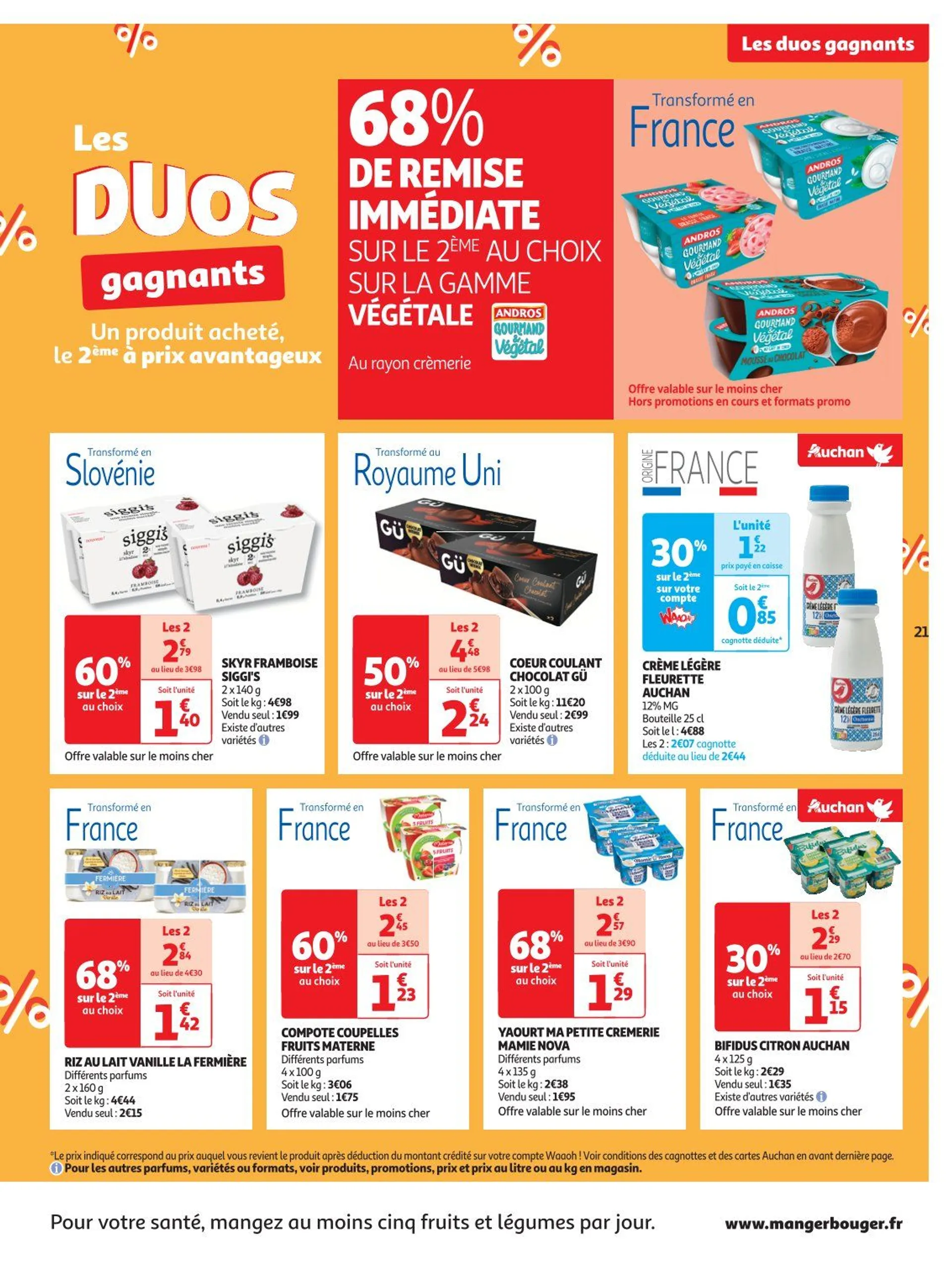 Auchan Offres de brochures du 24 septembre au 6 octobre 2024 - Catalogue page 21