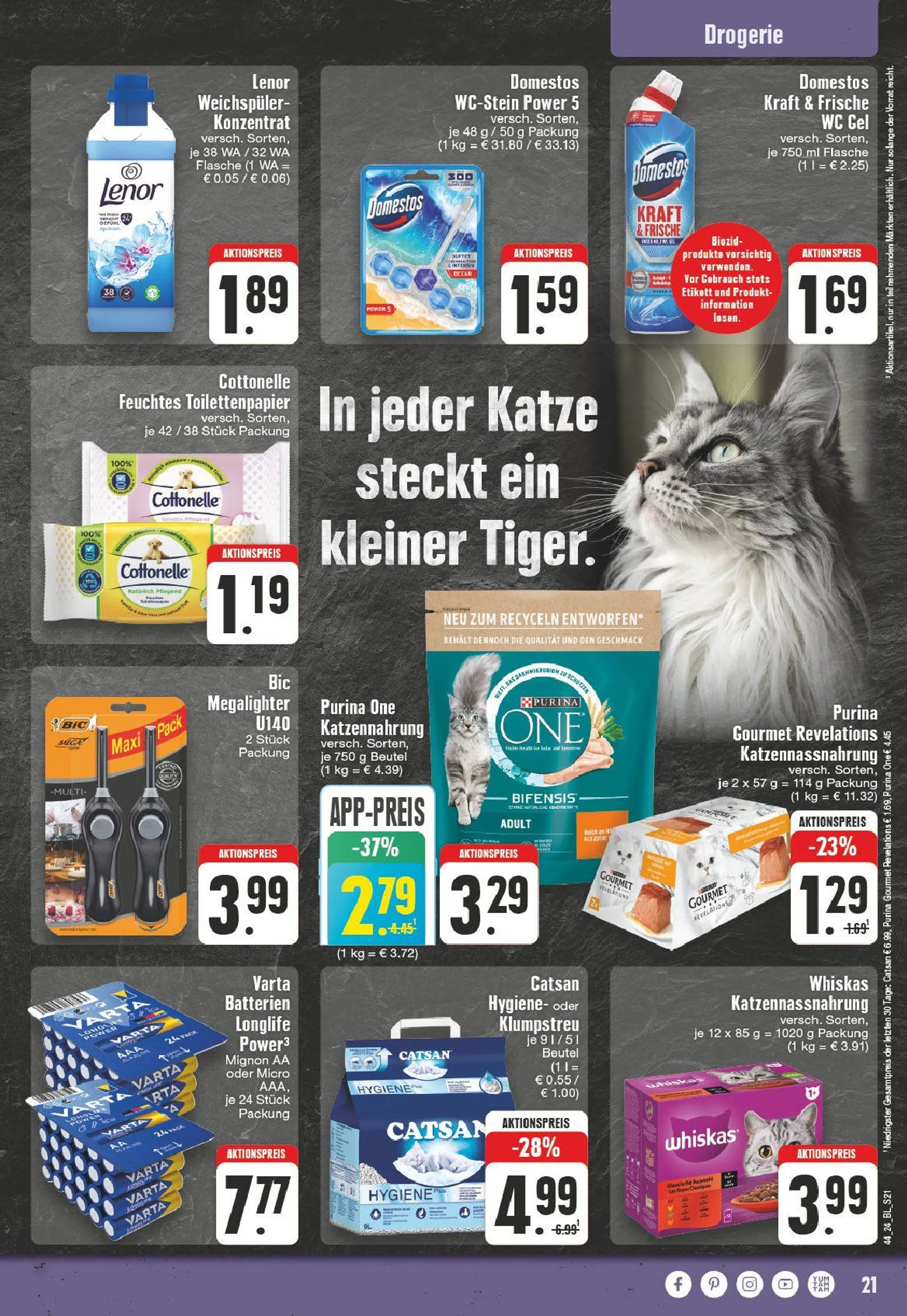 Edeka Prospekt von 28. Oktober bis 2. November 2024 - Prospekt seite 21