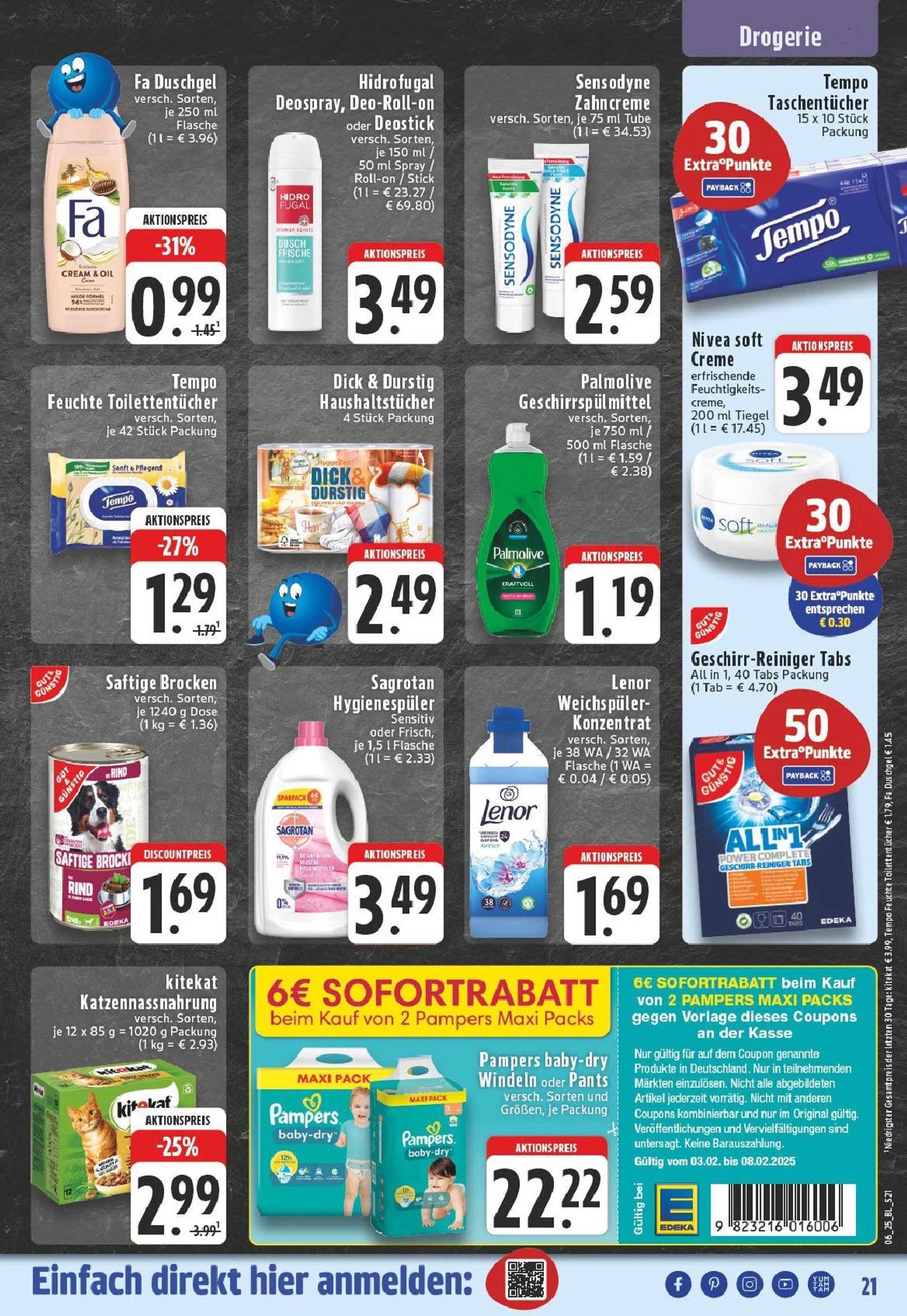 Edeka Prospekt von 3. Februar bis 8. Februar 2025 - Prospekt seite 21