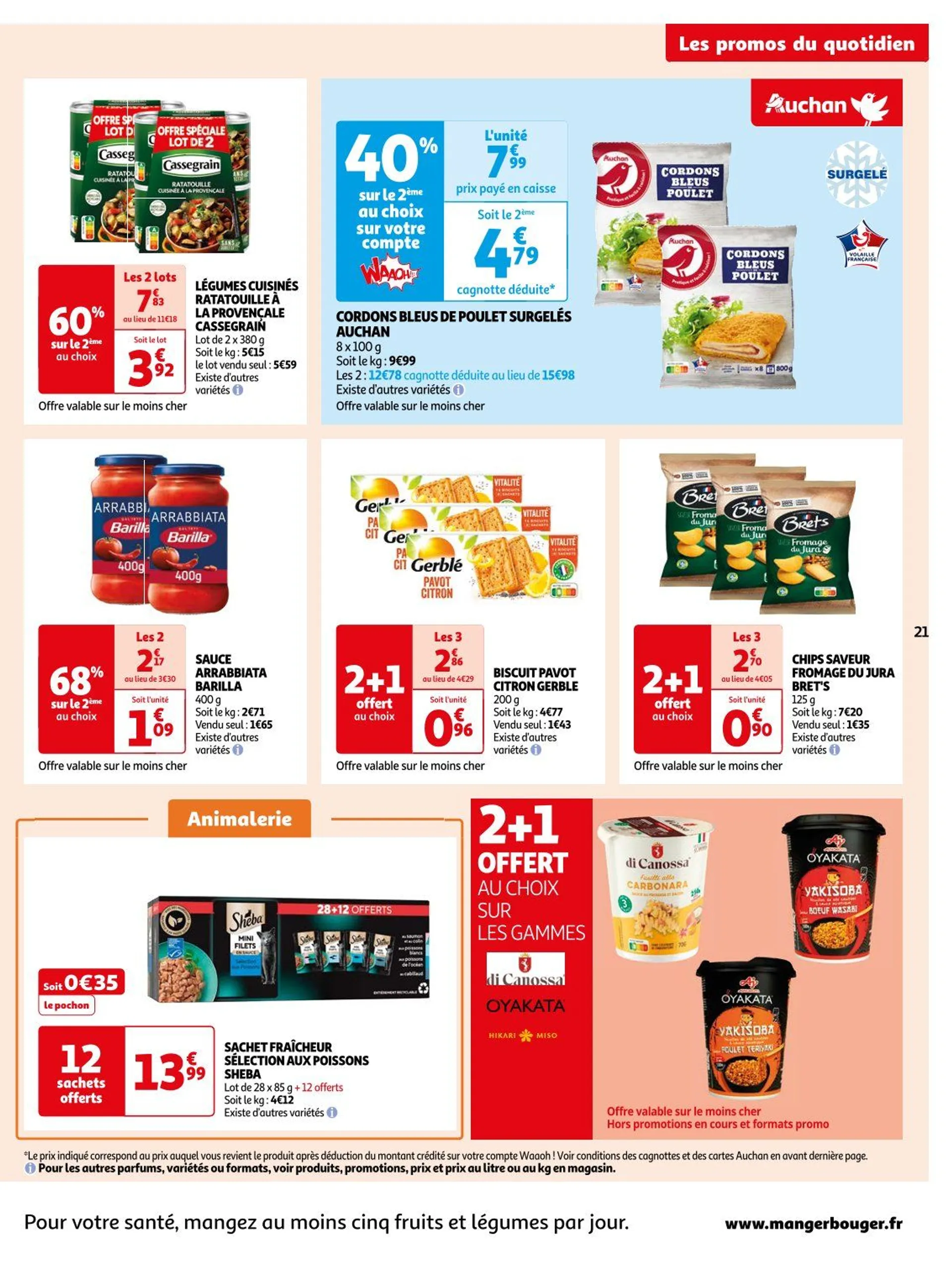 Auchan Offres de brochures du 1 octobre au 6 octobre 2024 - Catalogue page 21