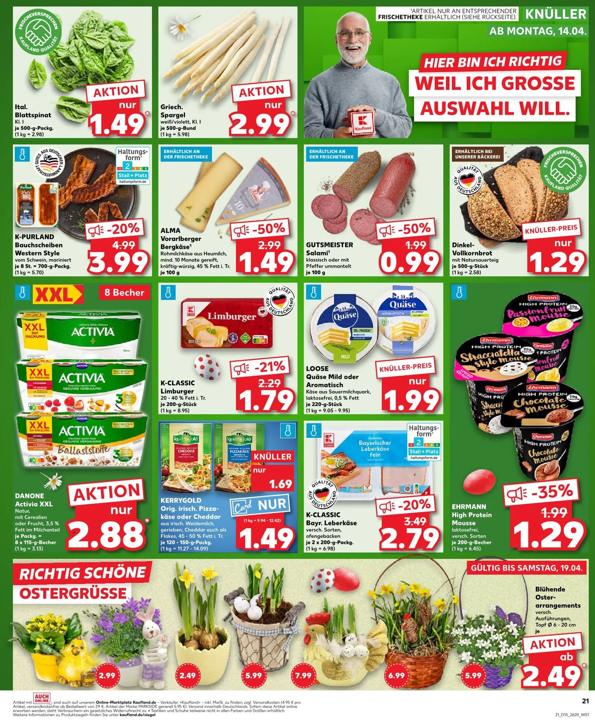 Kaufland Prospekt von 10. April bis 16. April 2025 - Prospekt seite 21