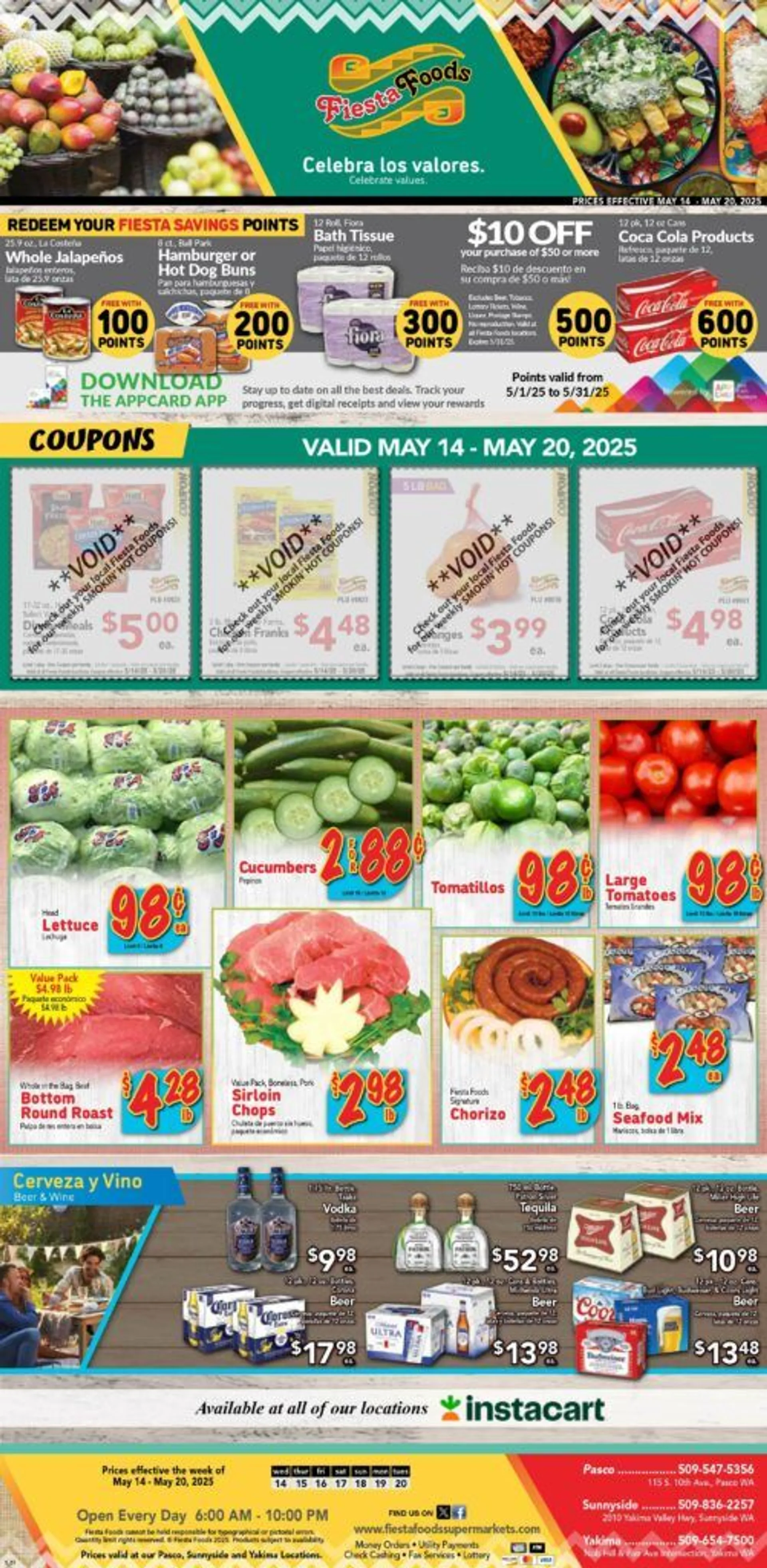 Weekly ad Fiesta Foods SuperMarkets Sales from May 14 to May 20 2025 - Page 