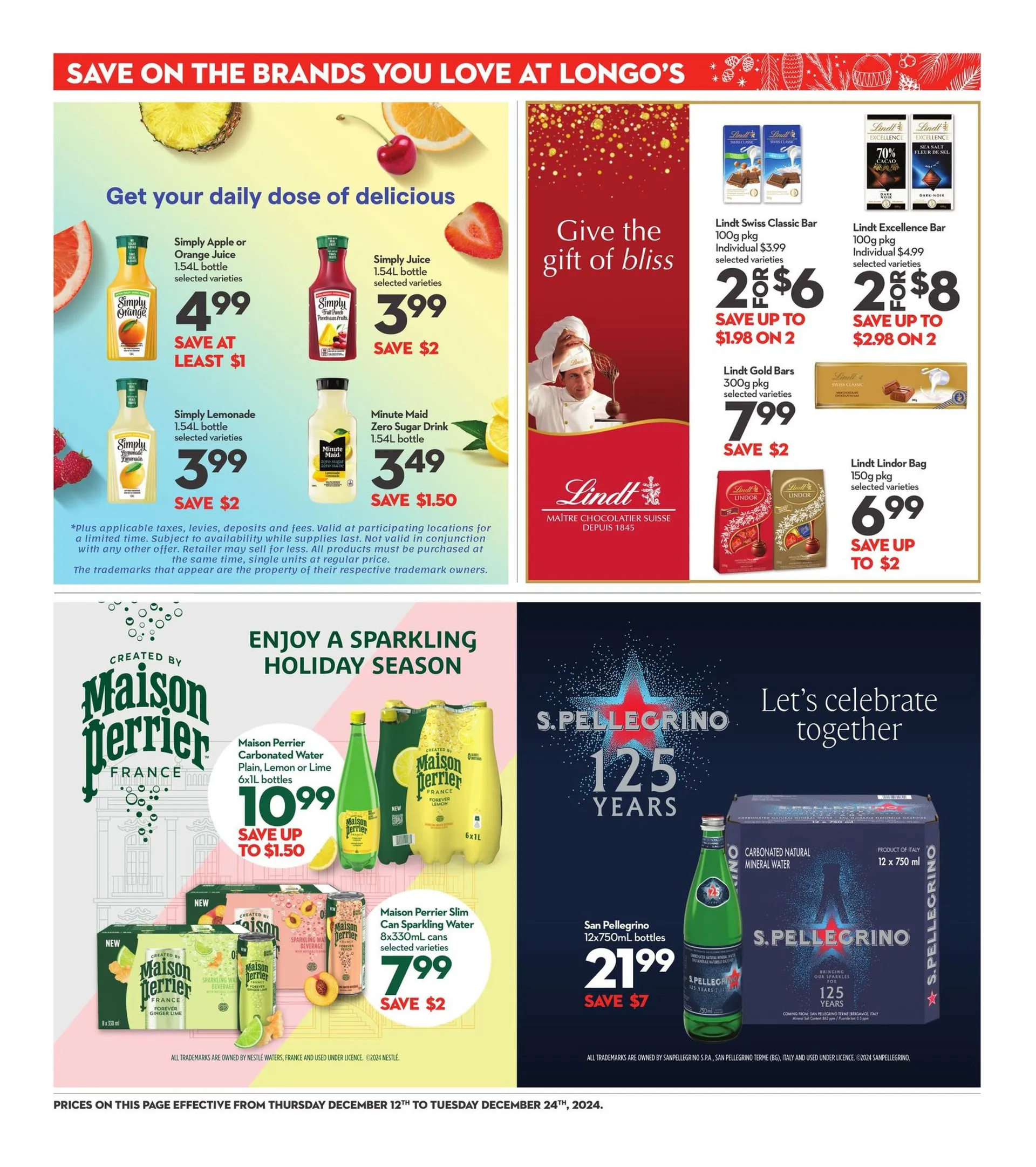 Longo's Deals from December 12 to December 24 2024 - flyer page 21