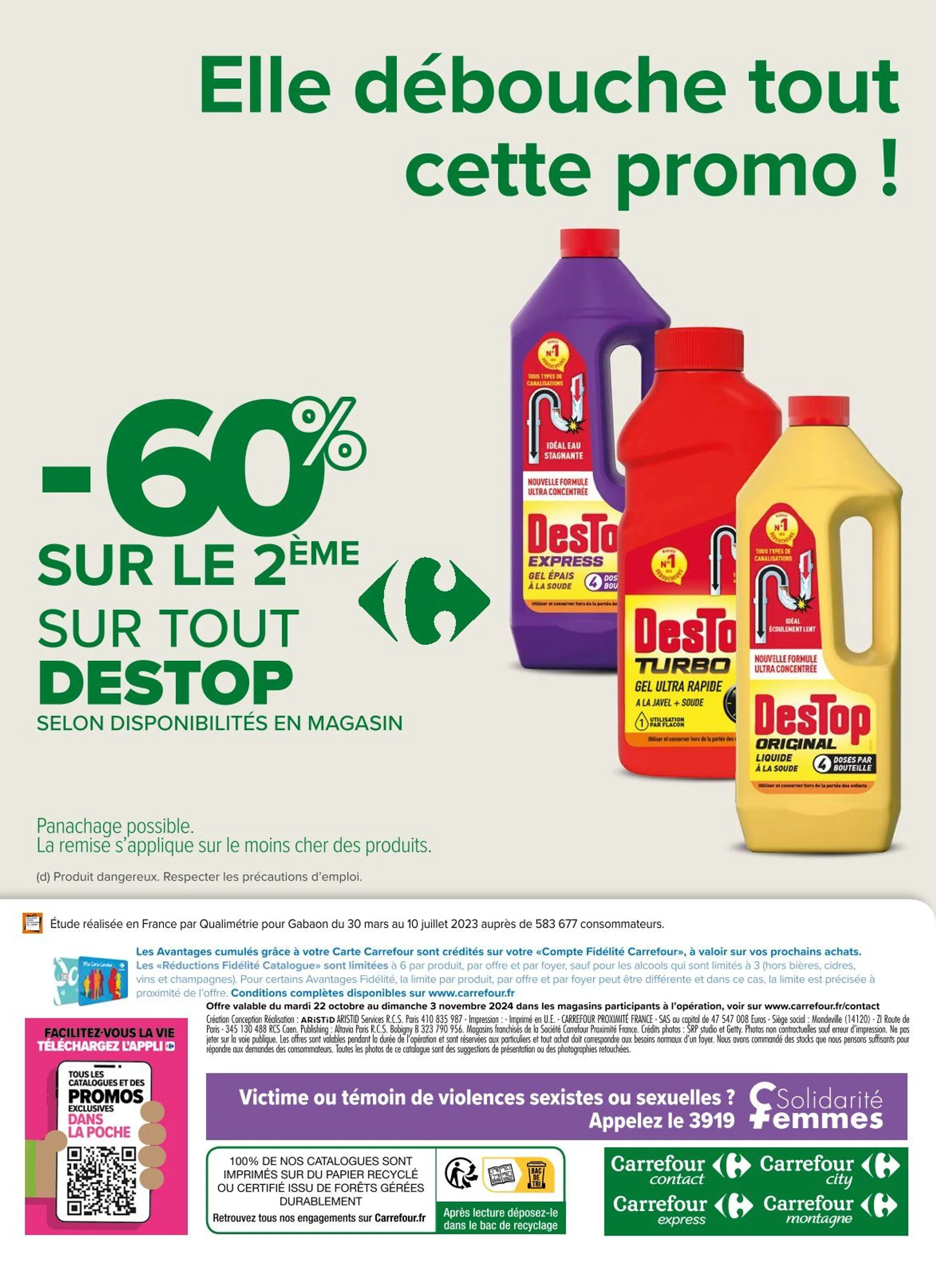 Carrefour Brochures Offres du 22 octobre au 3 novembre 2024 - Catalogue page 21