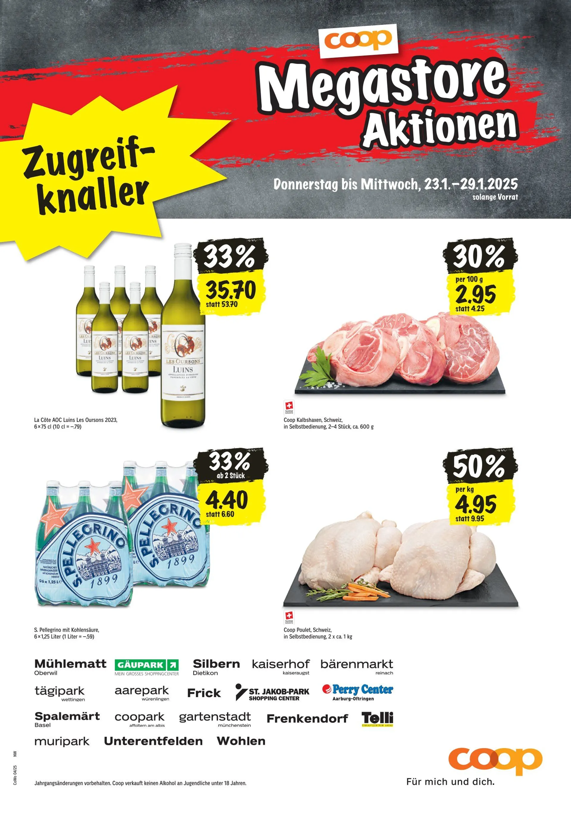 Coop Prospekte von 23. Januar bis 29. Januar 2025 - Prospekt seite  21