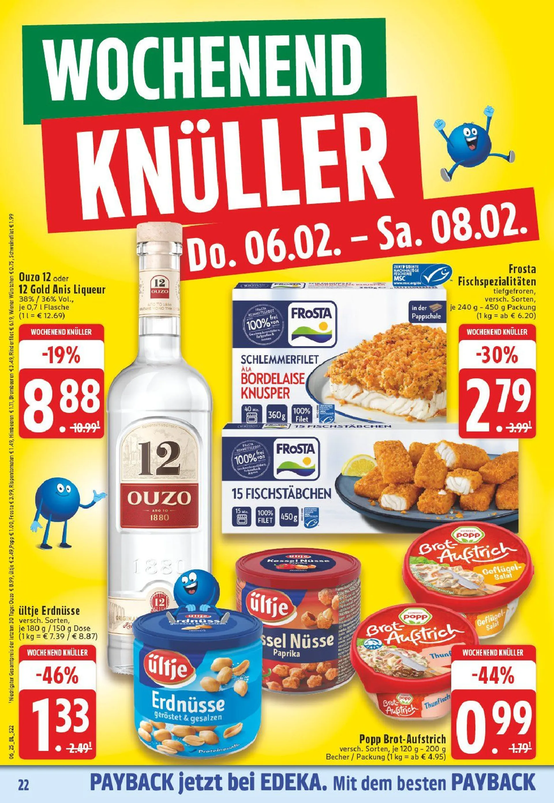 Edeka Prospekt von 3. Februar bis 8. Februar 2025 - Prospekt seite 22