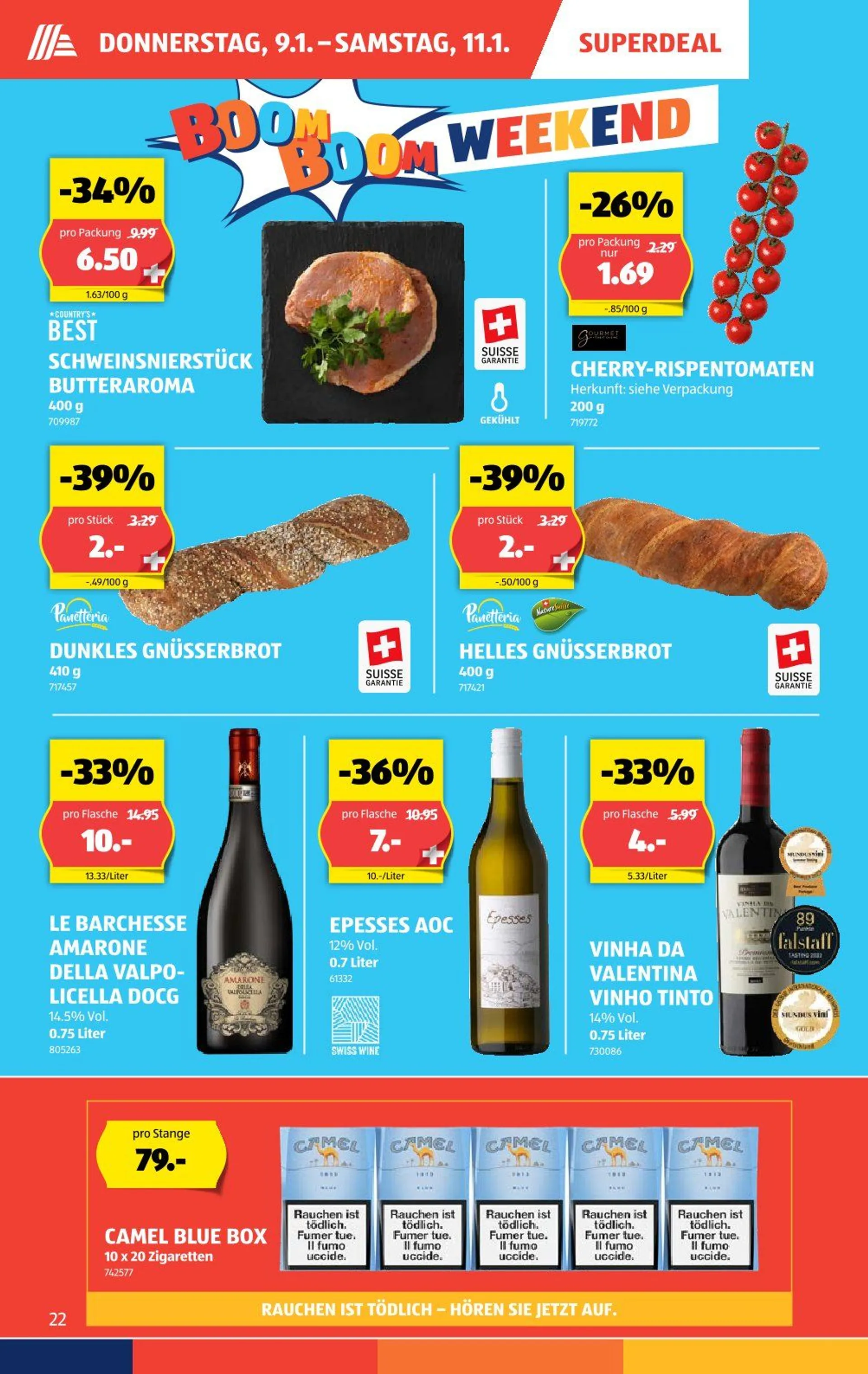 Aldi Prospekte von 16. Januar bis 22. Januar 2025 - Prospekt seite  22