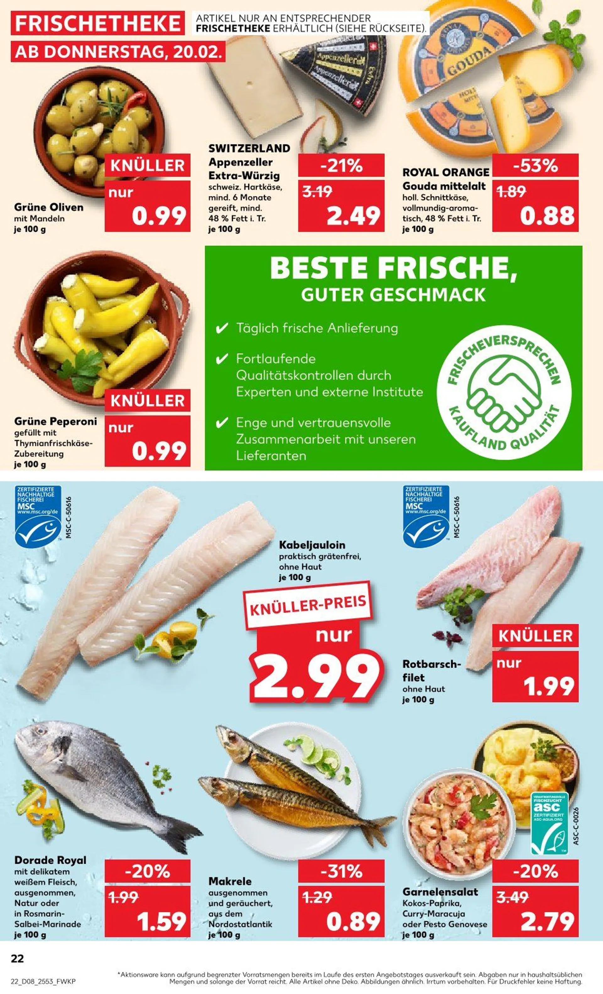 Kaufland Prospekt von 20. Februar bis 26. Februar 2025 - Prospekt seite 22