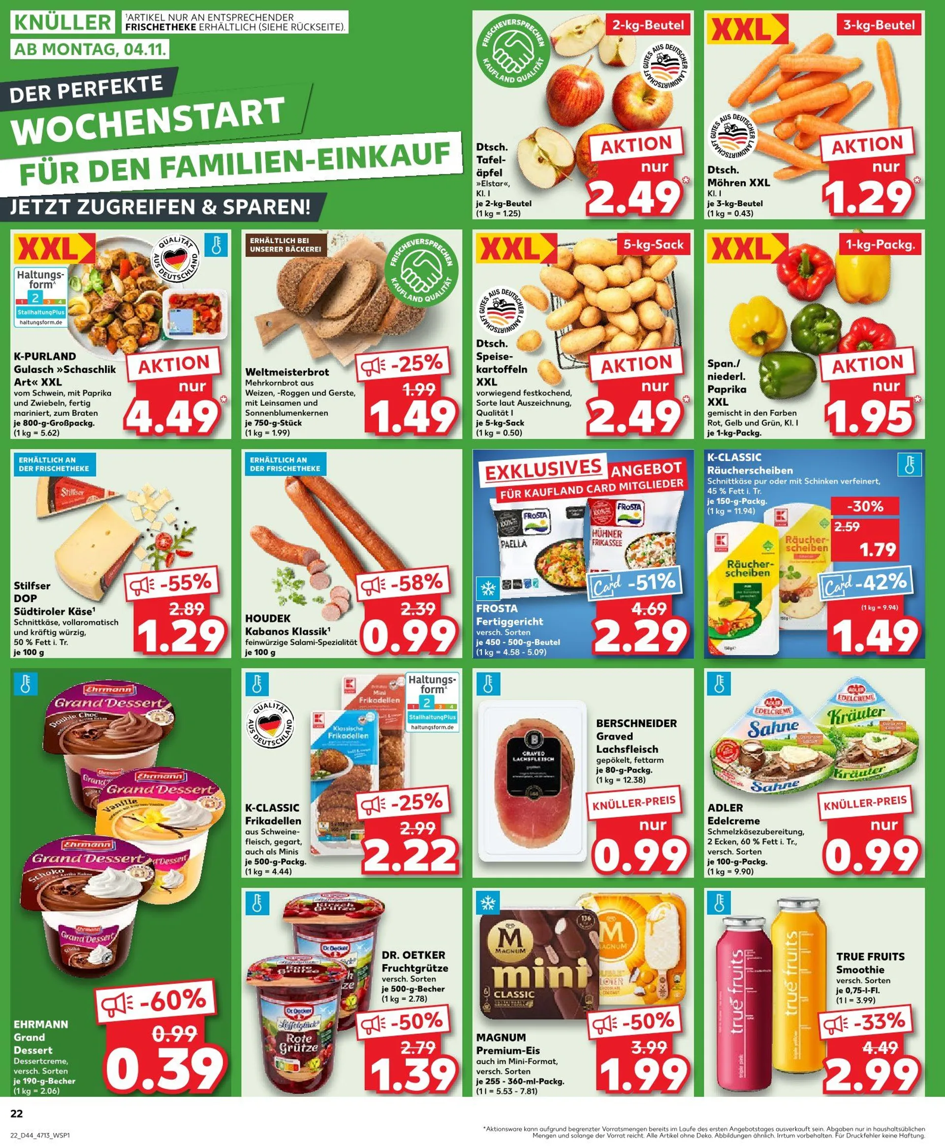 Kaufland Prospekt von 1. November bis 6. November 2024 - Prospekt seite 22