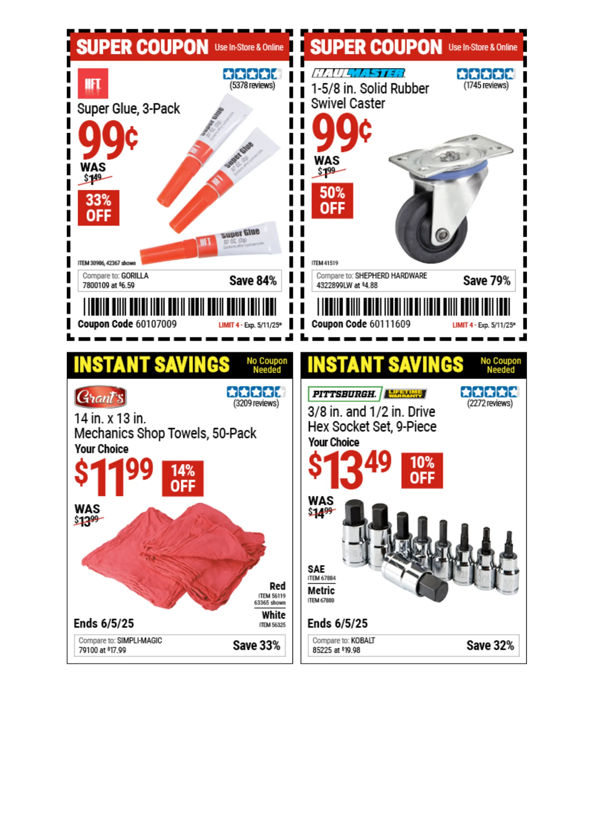 Weekly ad Coupons and Instant Savings  from May 8 to May 22 2025 - Page 21