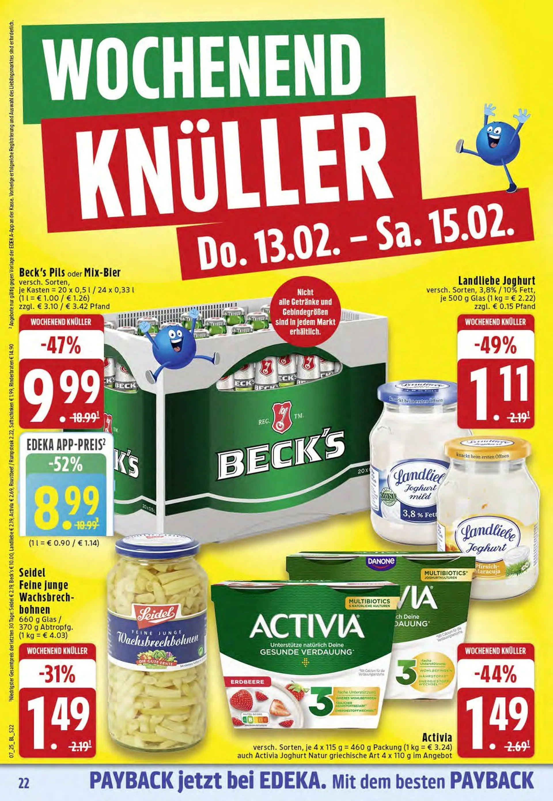 Edeka Prospekt von 10. Februar bis 15. Februar 2025 - Prospekt seite 22