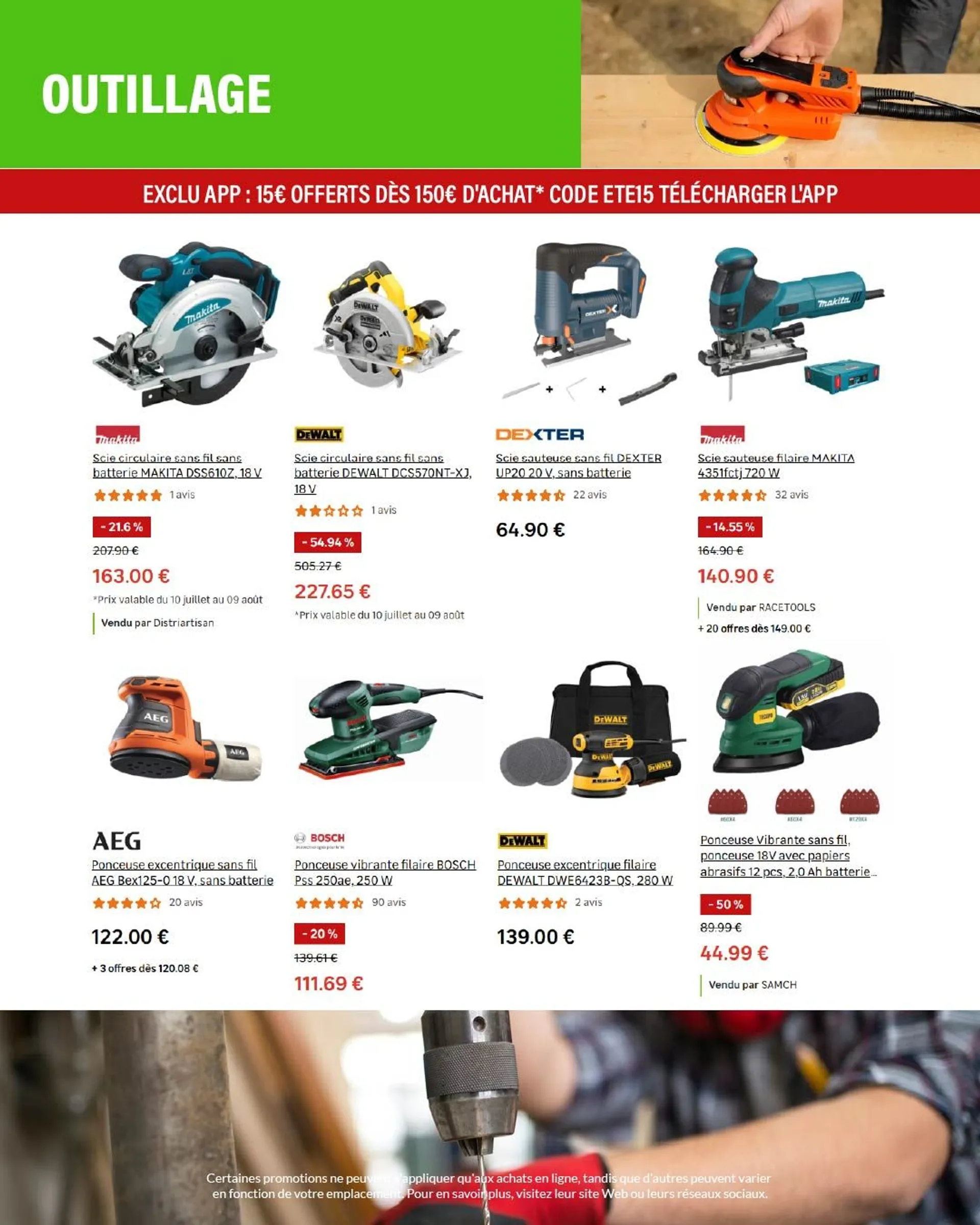 PROMOS DE LEROY MERLIN du 25 juillet au 8 août 2024 - Catalogue page 21