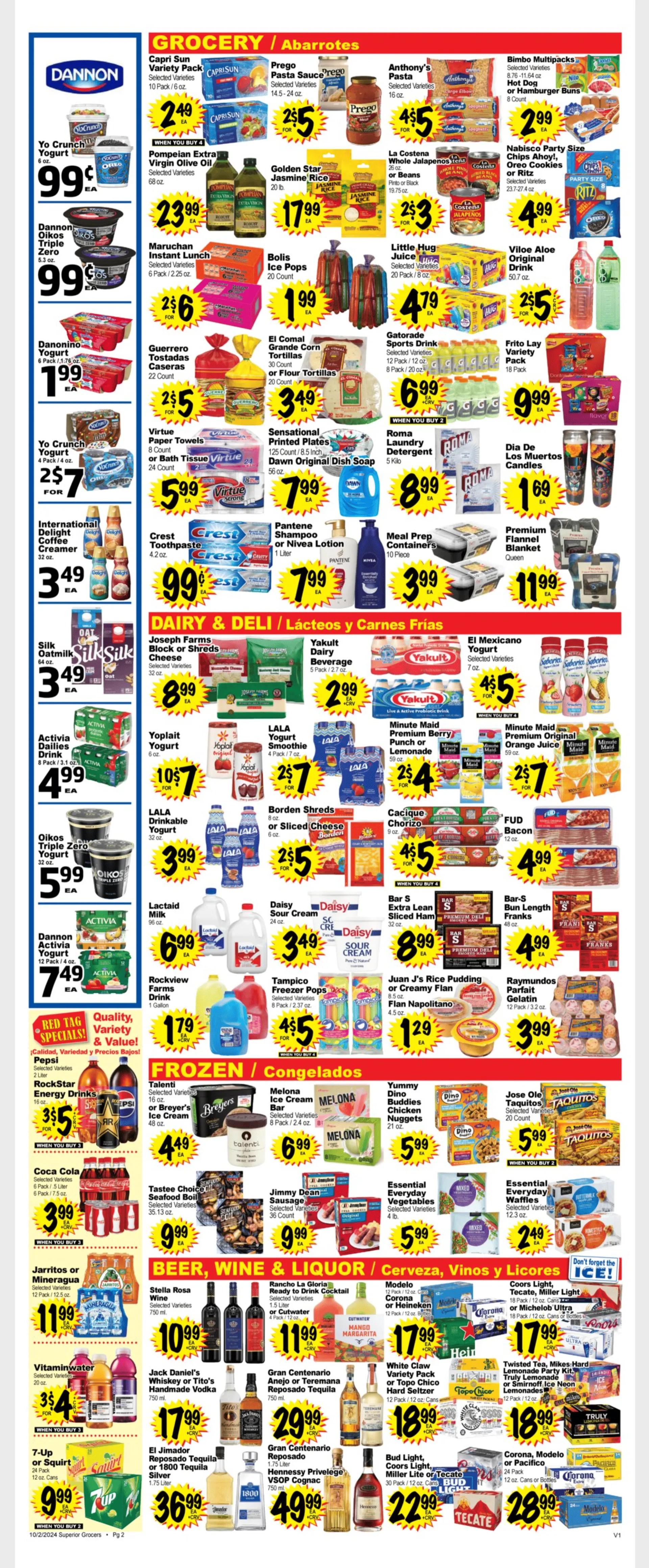 Weekly ad Superior Grocers sales from October 2 to October 8 2024 - Page 2