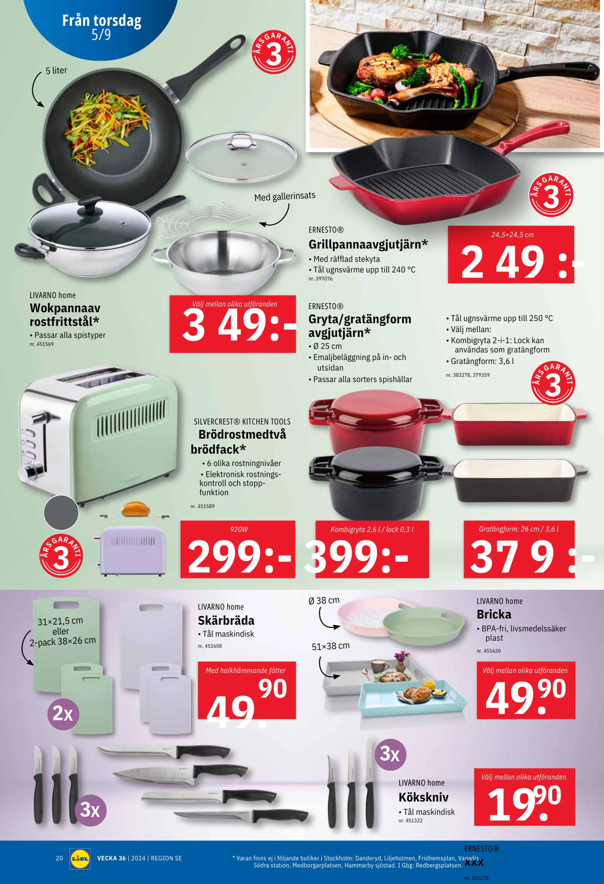 Lidl Angebote von 2/09 bis 8/09 från 2 september till 8 september 2024 - Reklamblad sidor 22