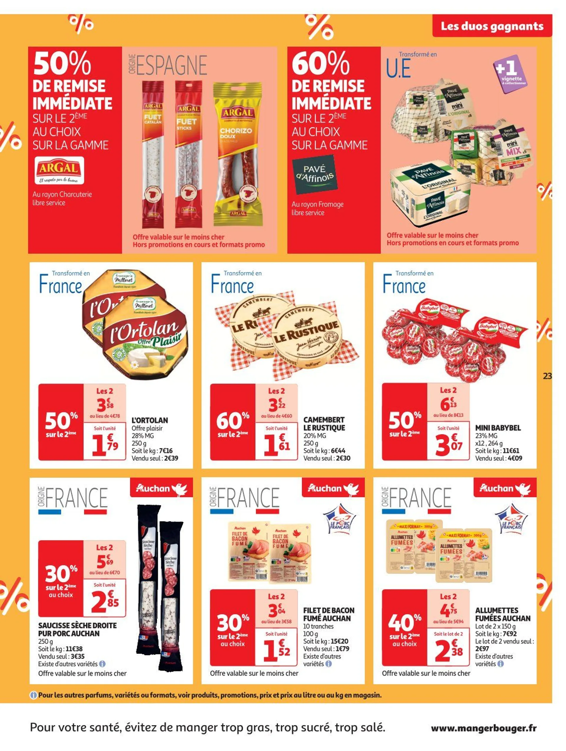 Auchan Offres de brochures du 24 septembre au 6 octobre 2024 - Catalogue page 23