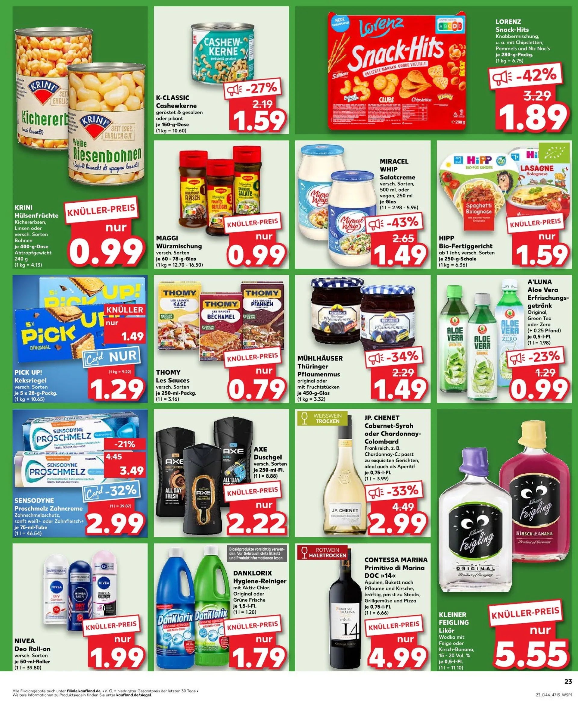 Kaufland Prospekt von 1. November bis 6. November 2024 - Prospekt seite 23