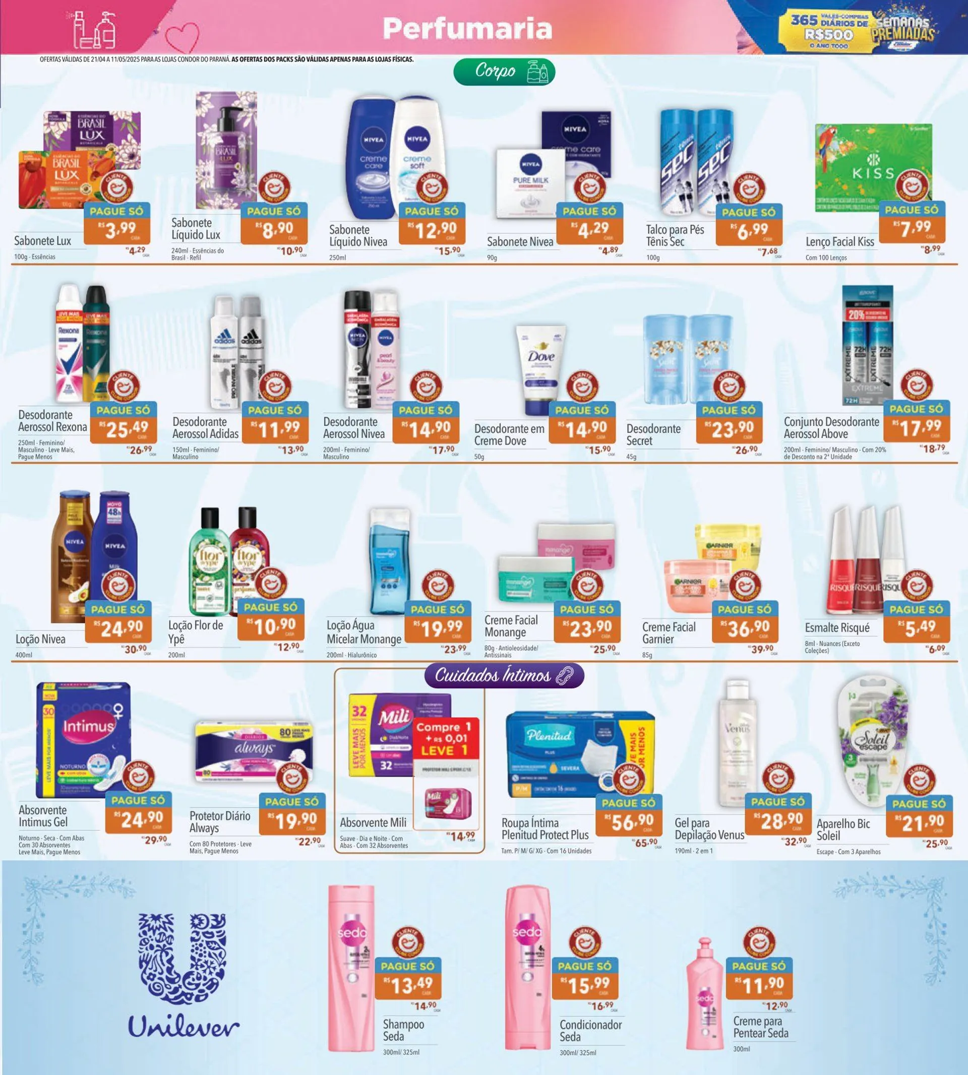 Encarte de Folhetos Supermercados Condor 21 de abril até 14 de maio 2025 - Pagina 23