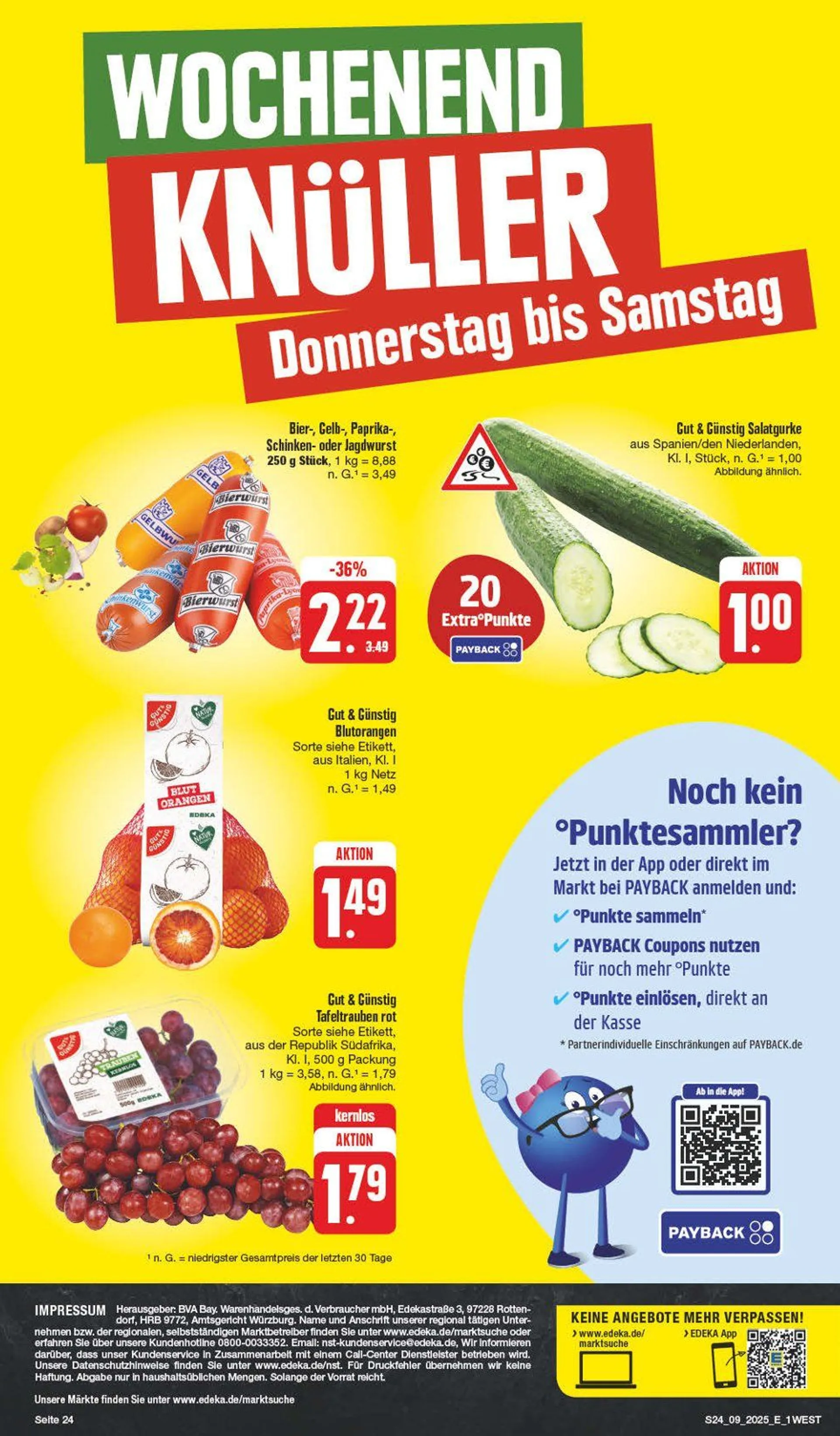 Edeka Prospekt von 24. Februar bis 1. März 2025 - Prospekt seite 24