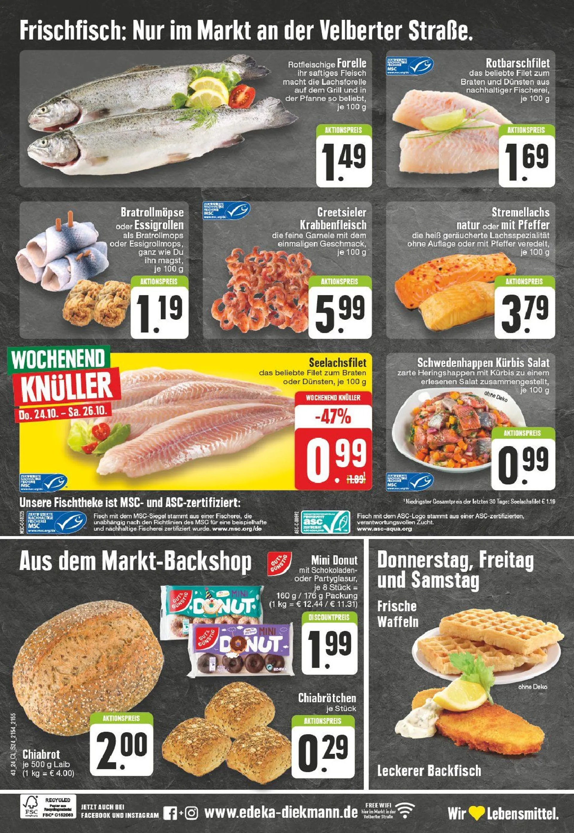 Edeka Prospekt von 21. Oktober bis 26. Oktober 2024 - Prospekt seite 24