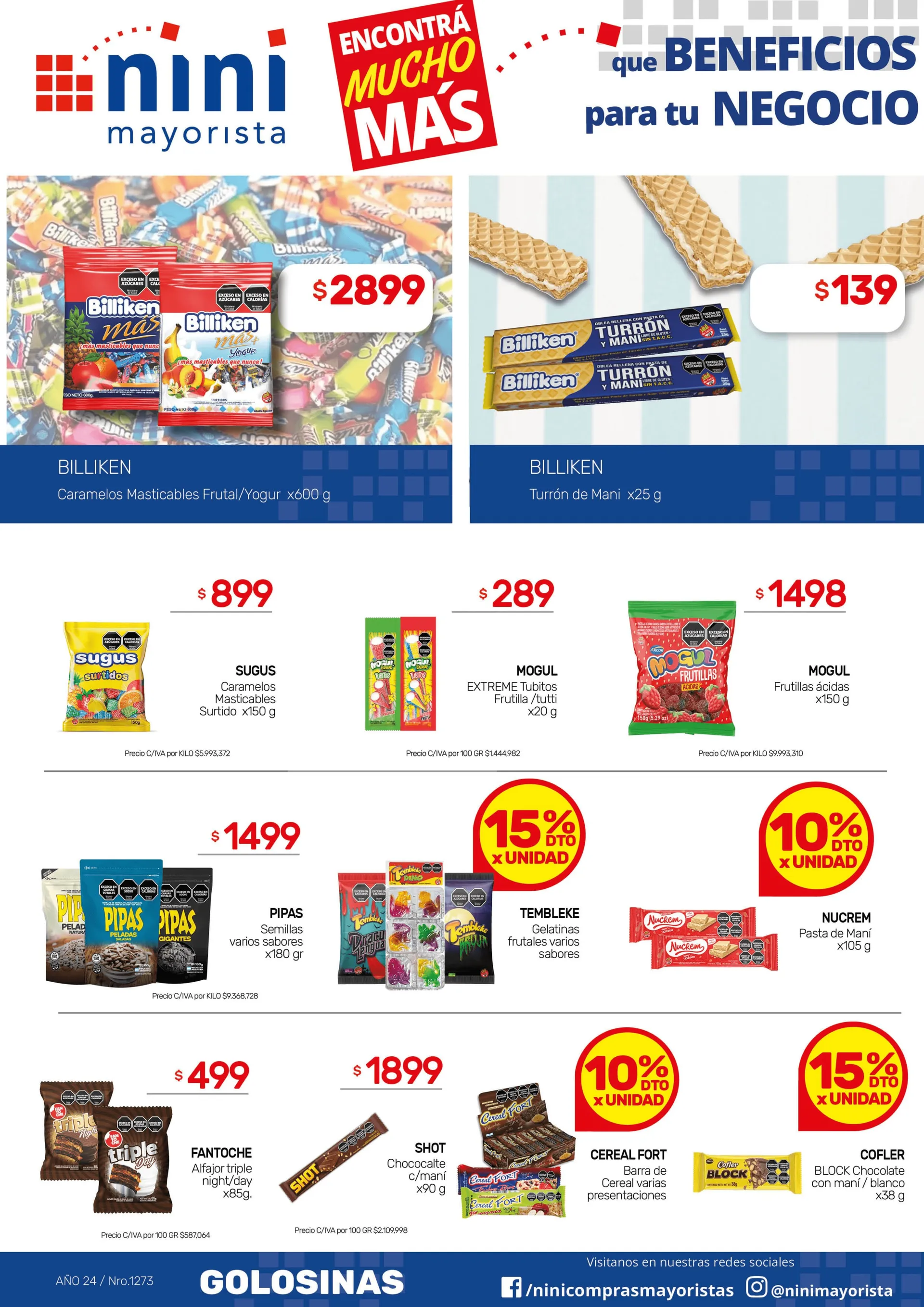 Ofertas de Nini Mayorista Ofertas 16 de septiembre al 22 de septiembre 2024 - Página 23 del catálogo